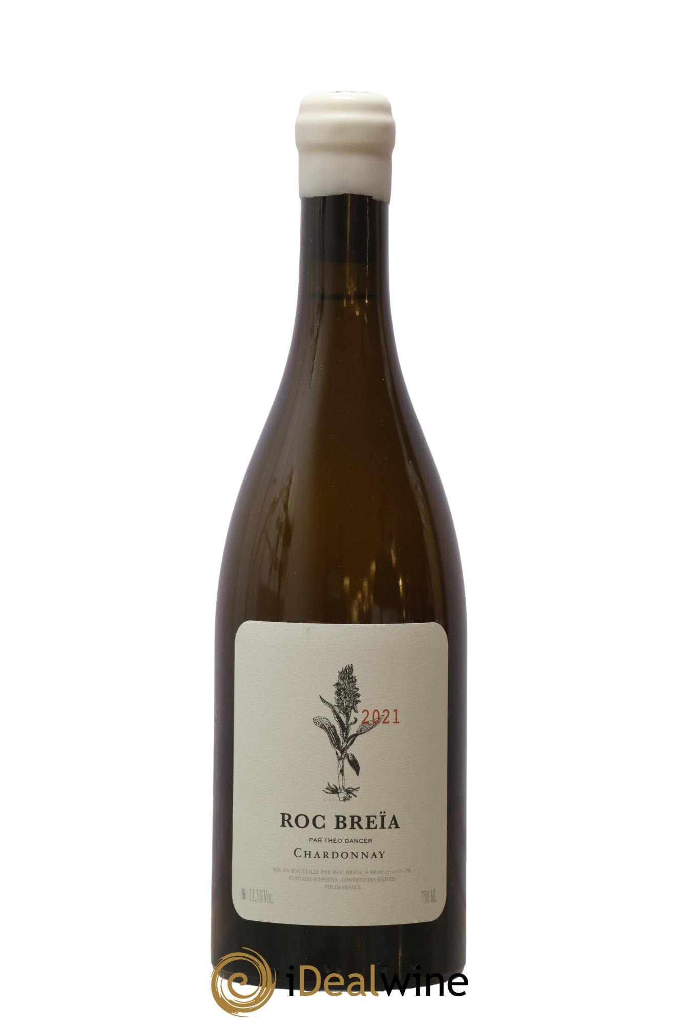 Vin de France Chardonnay Roc Breïa (Théo Dancer) 2021 - Lot de 1 bouteille - 0