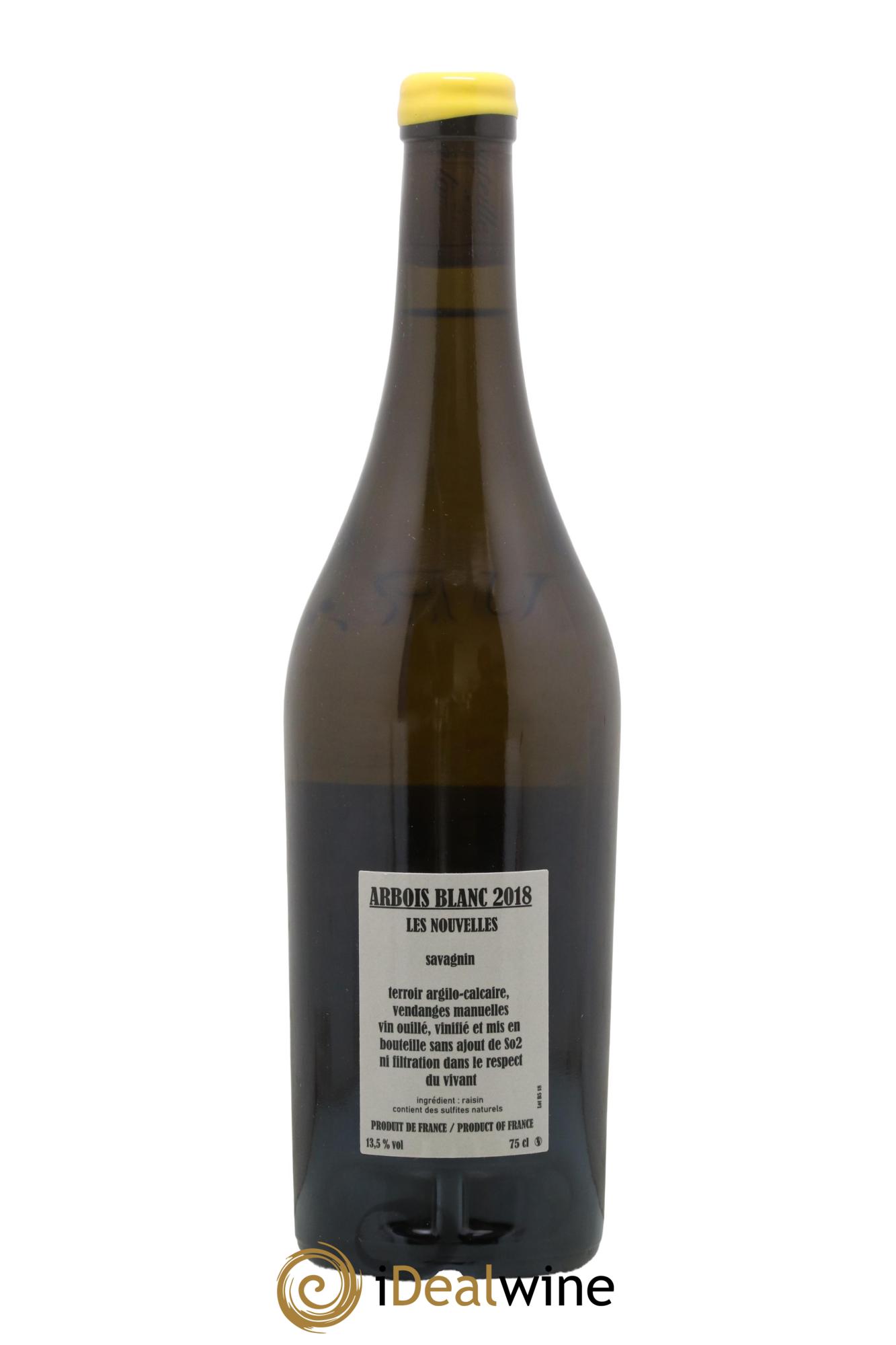 Arbois Savagnin Les Nouvelles Adeline Houillon & Renaud Bruyère 2018 - Lot de 1 bouteille - 1