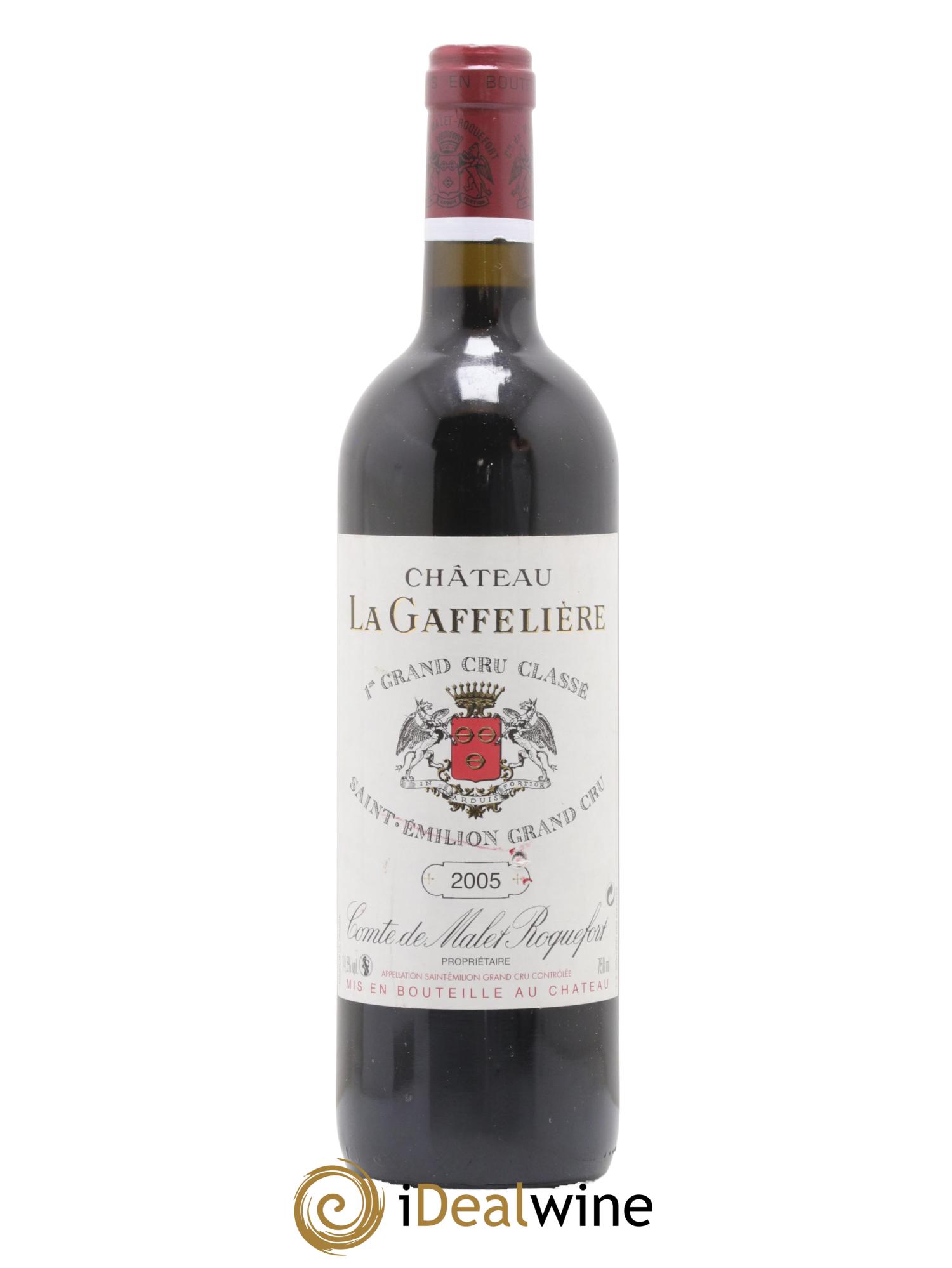 Château la Gaffelière 1er Grand Cru Classé B 2005 - Lot de 1 bouteille - 0