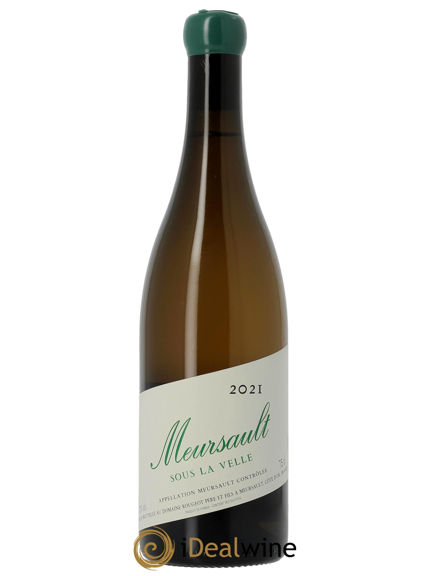 Meursault Sous la Velle Sans sulfite ajouté Rougeot Père et Fils 2021 - Lot de 1 bouteille - 0