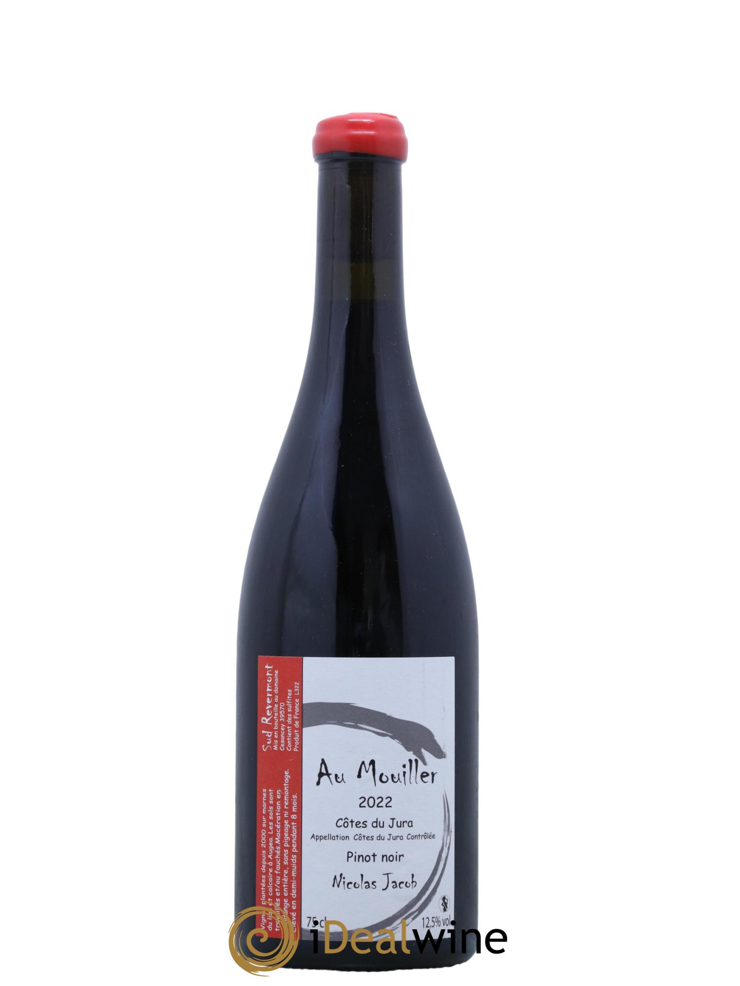 Côtes du Jura Pinot Noir Au Mouiller Nicolas Jacob Au Mouiller Pinot Noir Nicolas Jacob 2022 - Lot de 1 bouteille - 0