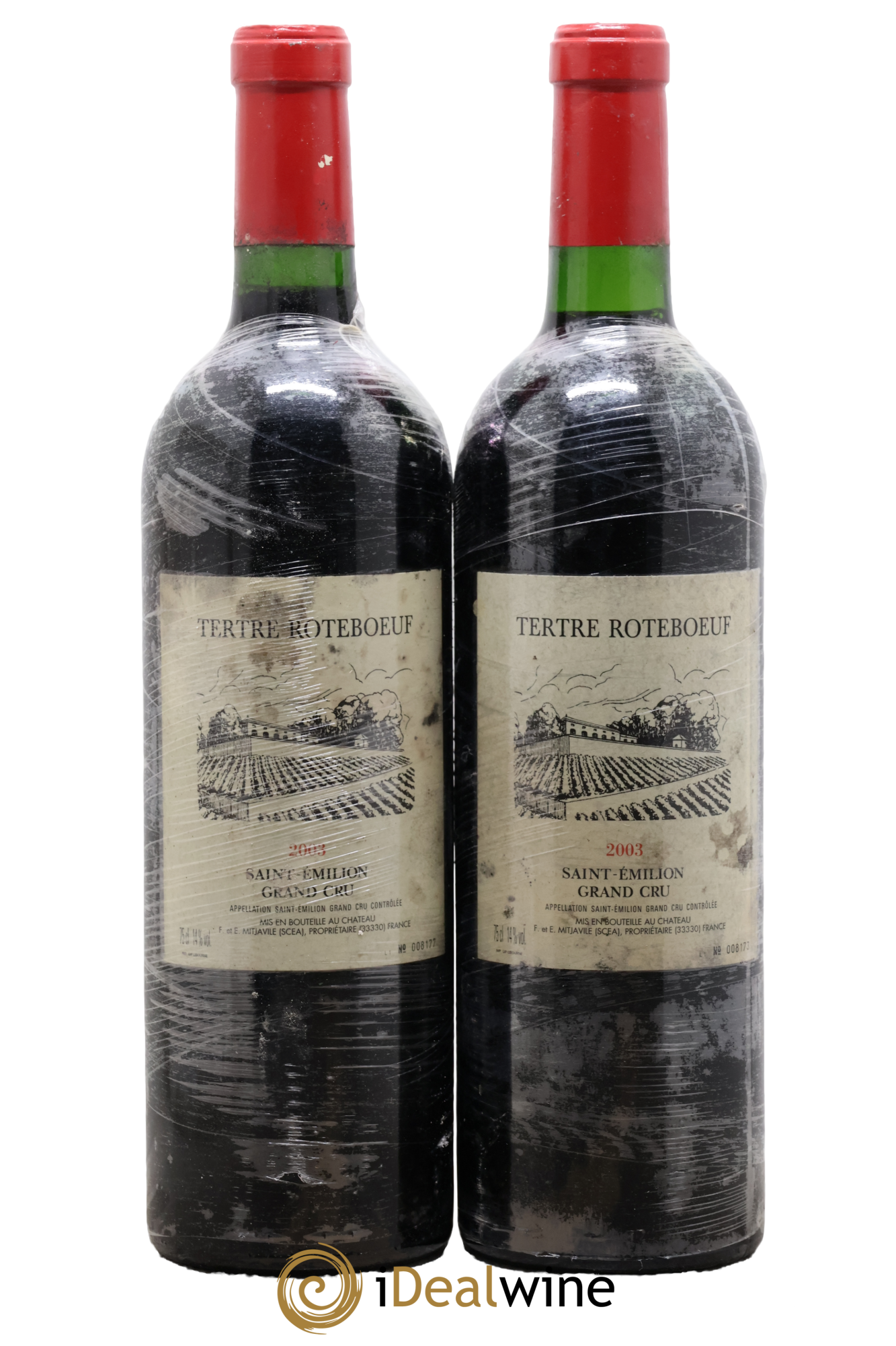 Château Tertre Roteboeuf 2003 - Posten von 2 Flaschen - 0