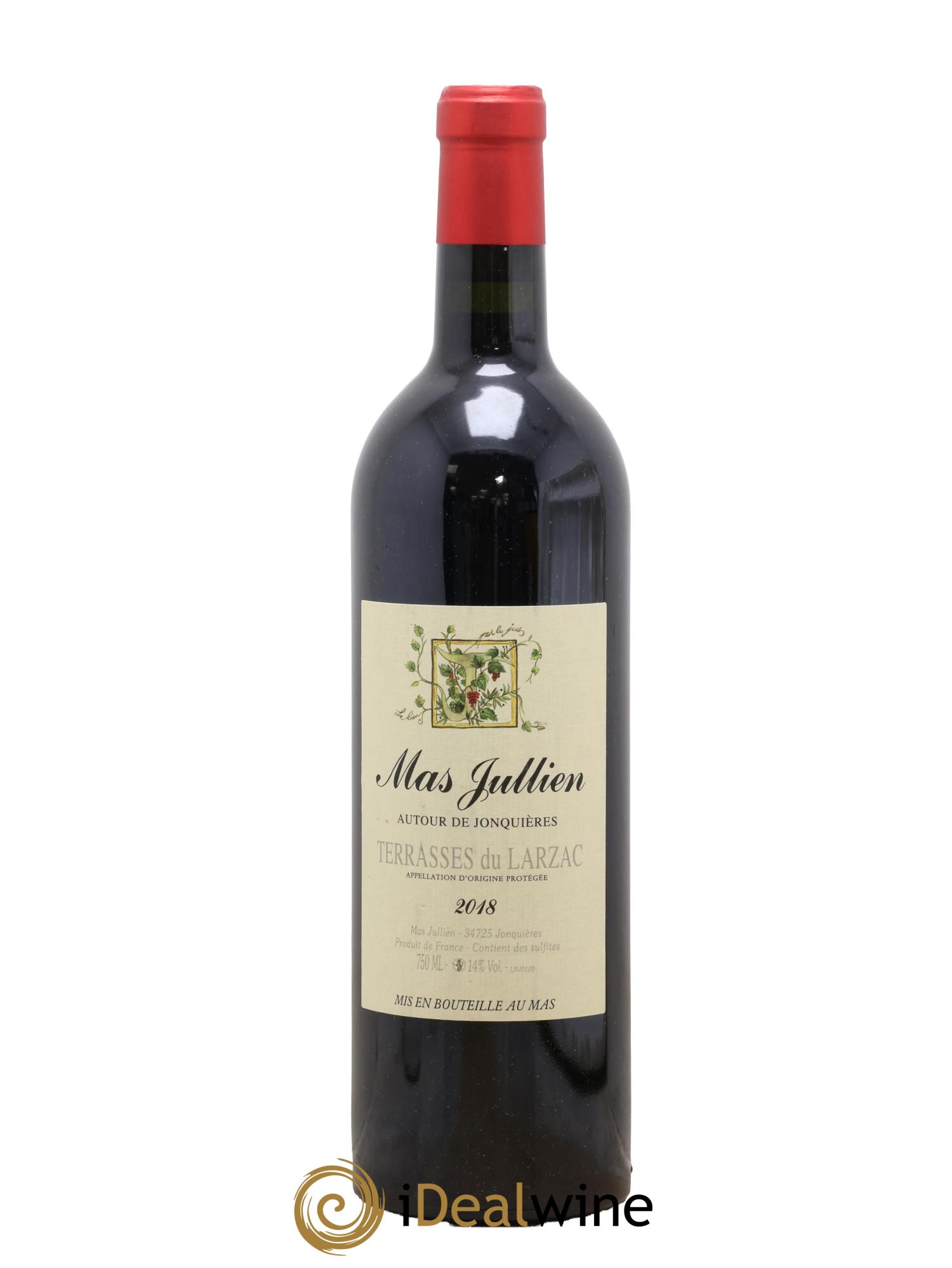 Coteaux du Languedoc - Terrasses du Larzac Mas Jullien Autour de Jonquières Olivier Jullien 2018 - Lot of 1 bottle - 0