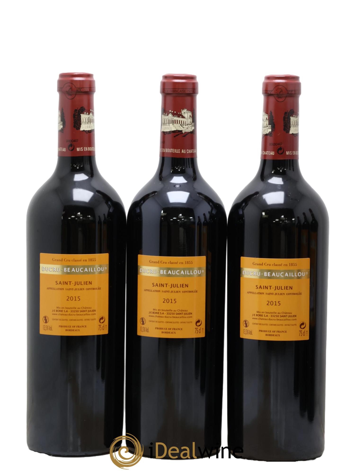 Château Ducru Beaucaillou 2ème Grand Cru Classé 2015 - Lot de 6 bouteilles - 2