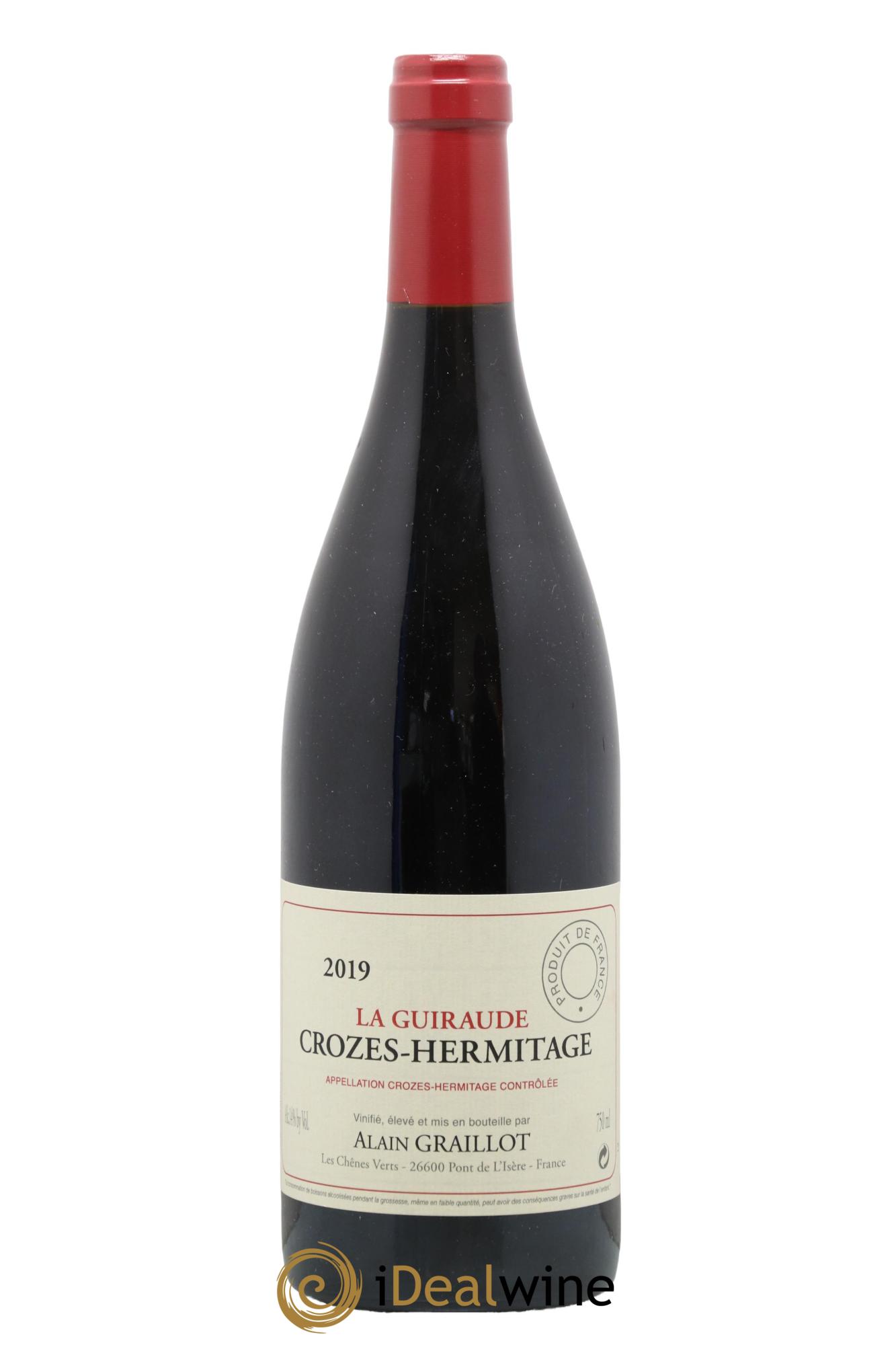 Crozes-Hermitage La Guiraude Domaine Graillot 2019 - Lot de 1 bouteille - 0