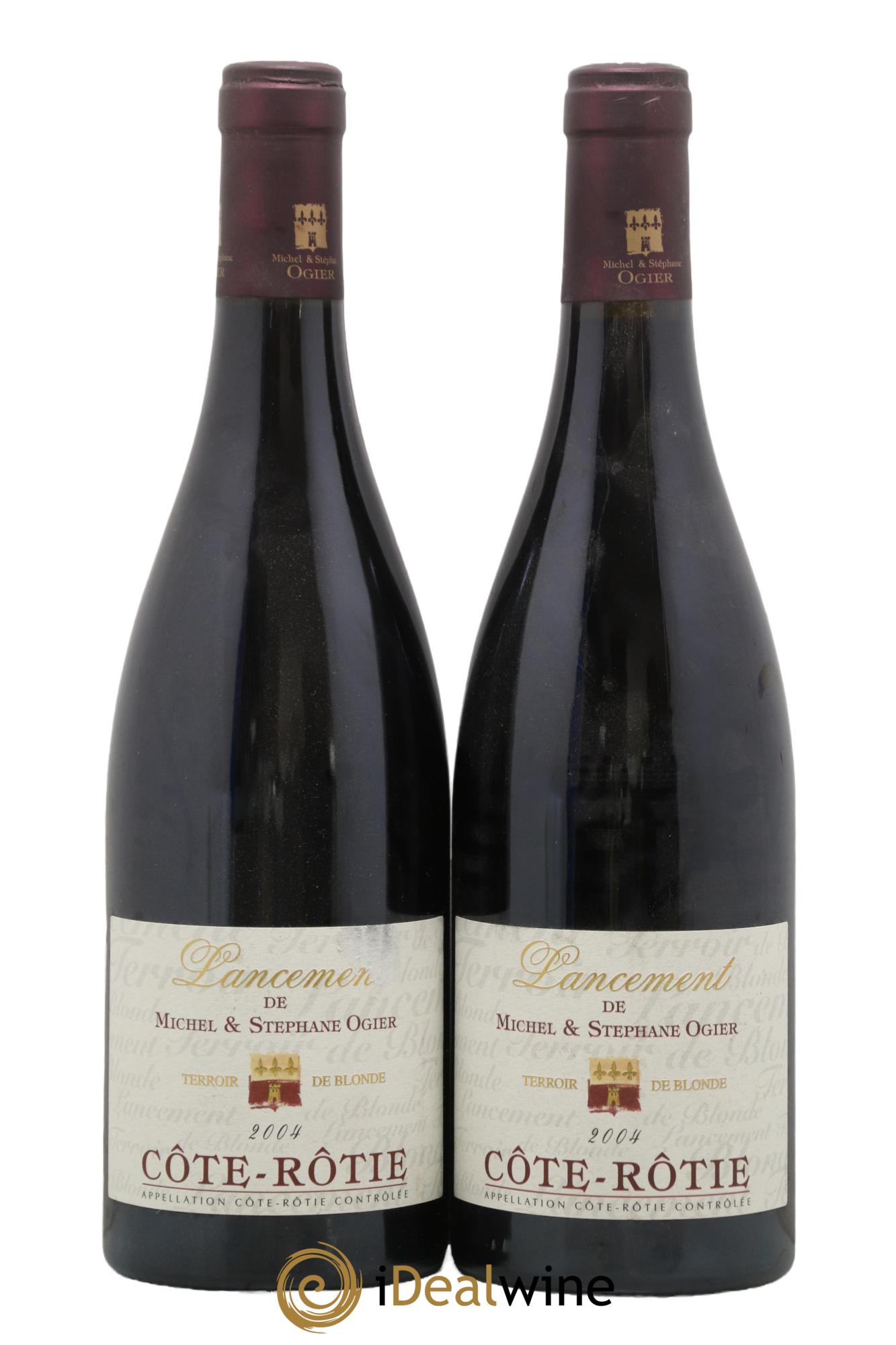 Côte-Rôtie Lancement Stéphane Ogier 2004 - Lotto di 2 bottiglie - 0