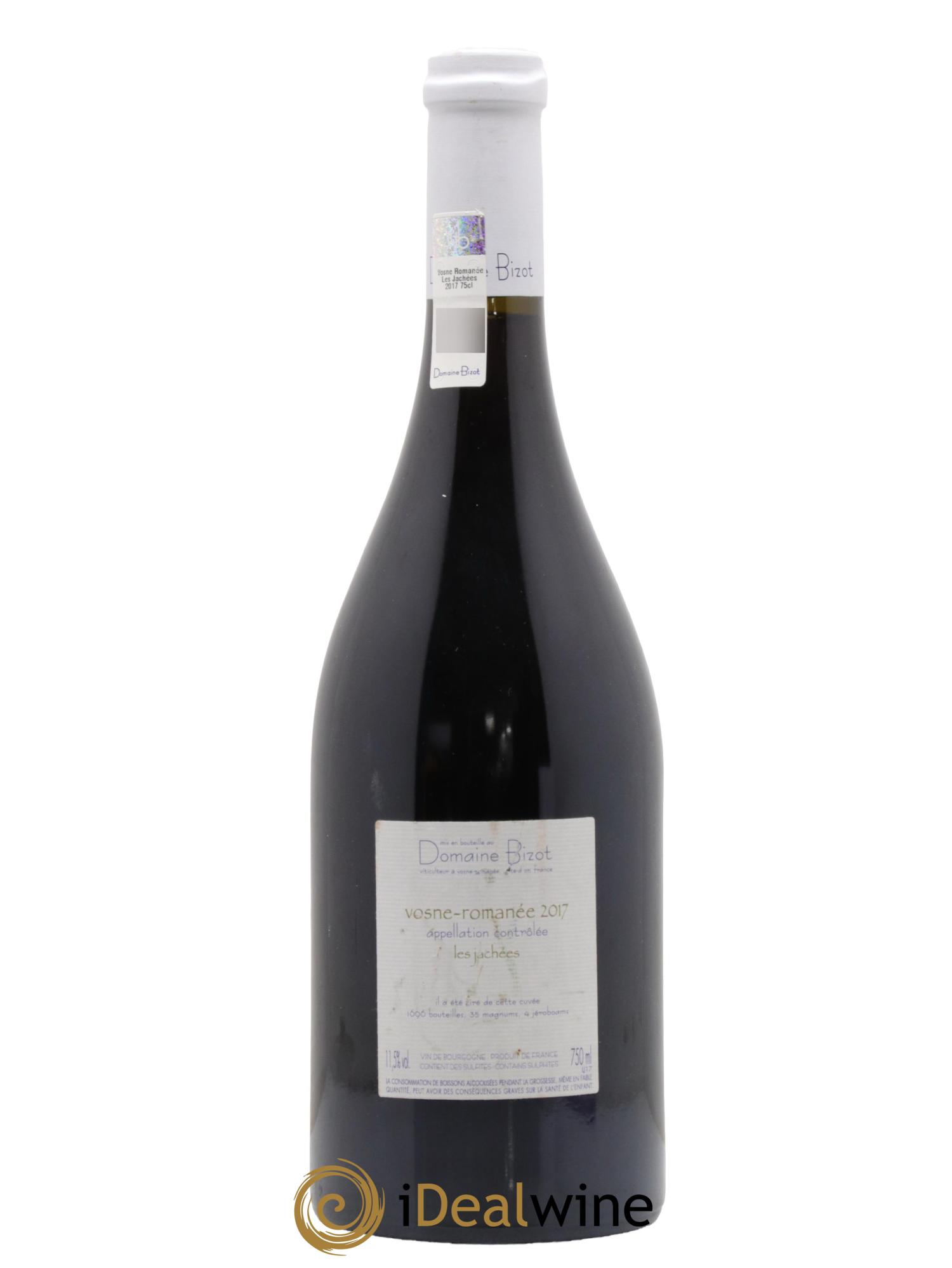 Vosne-Romanée Les Jachées Bizot (Domaine) 2017 - Lotto di 1 bottiglia - 1
