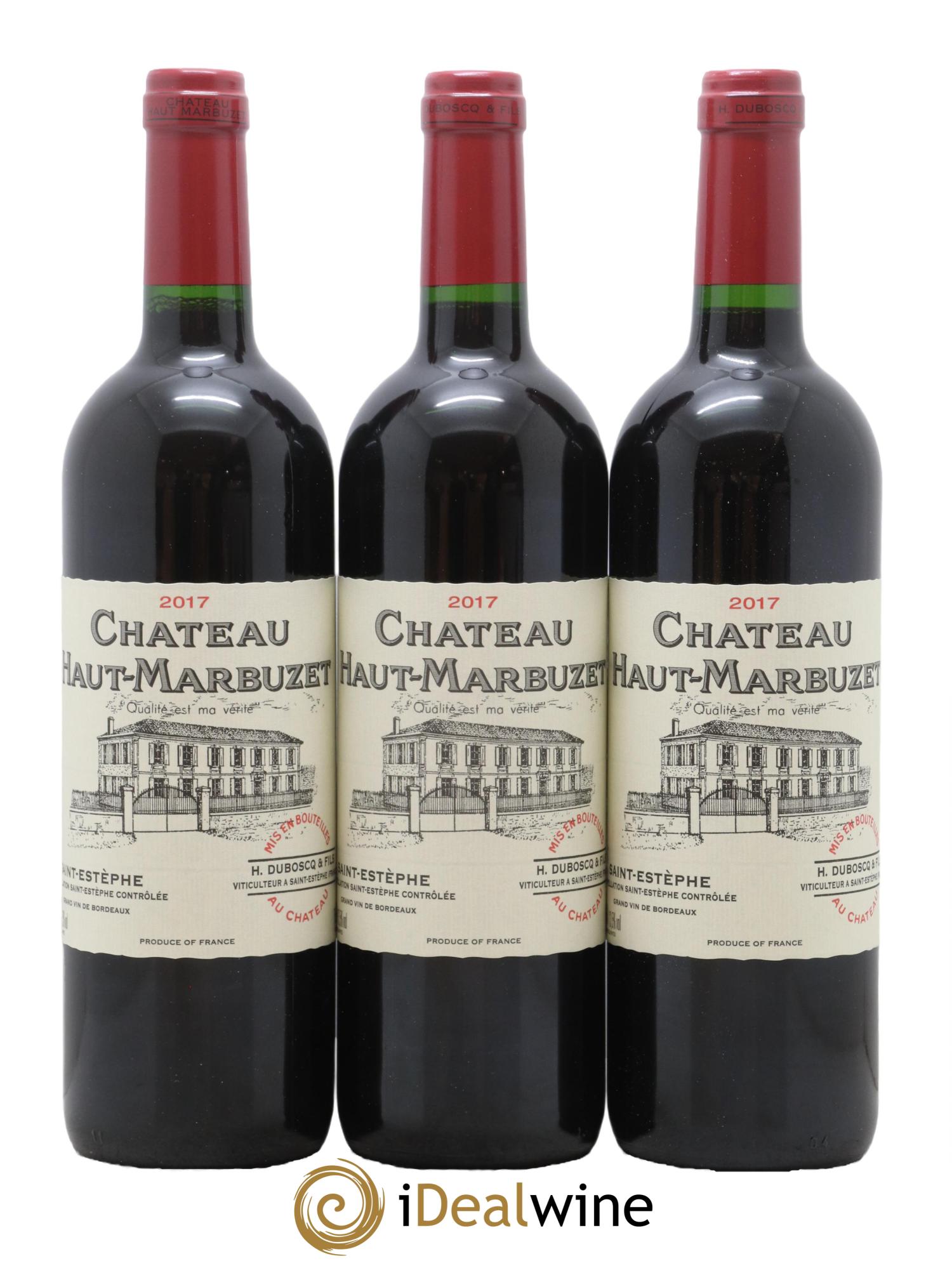 Château Haut Marbuzet 2017 - Lot de 6 bouteilles - 1