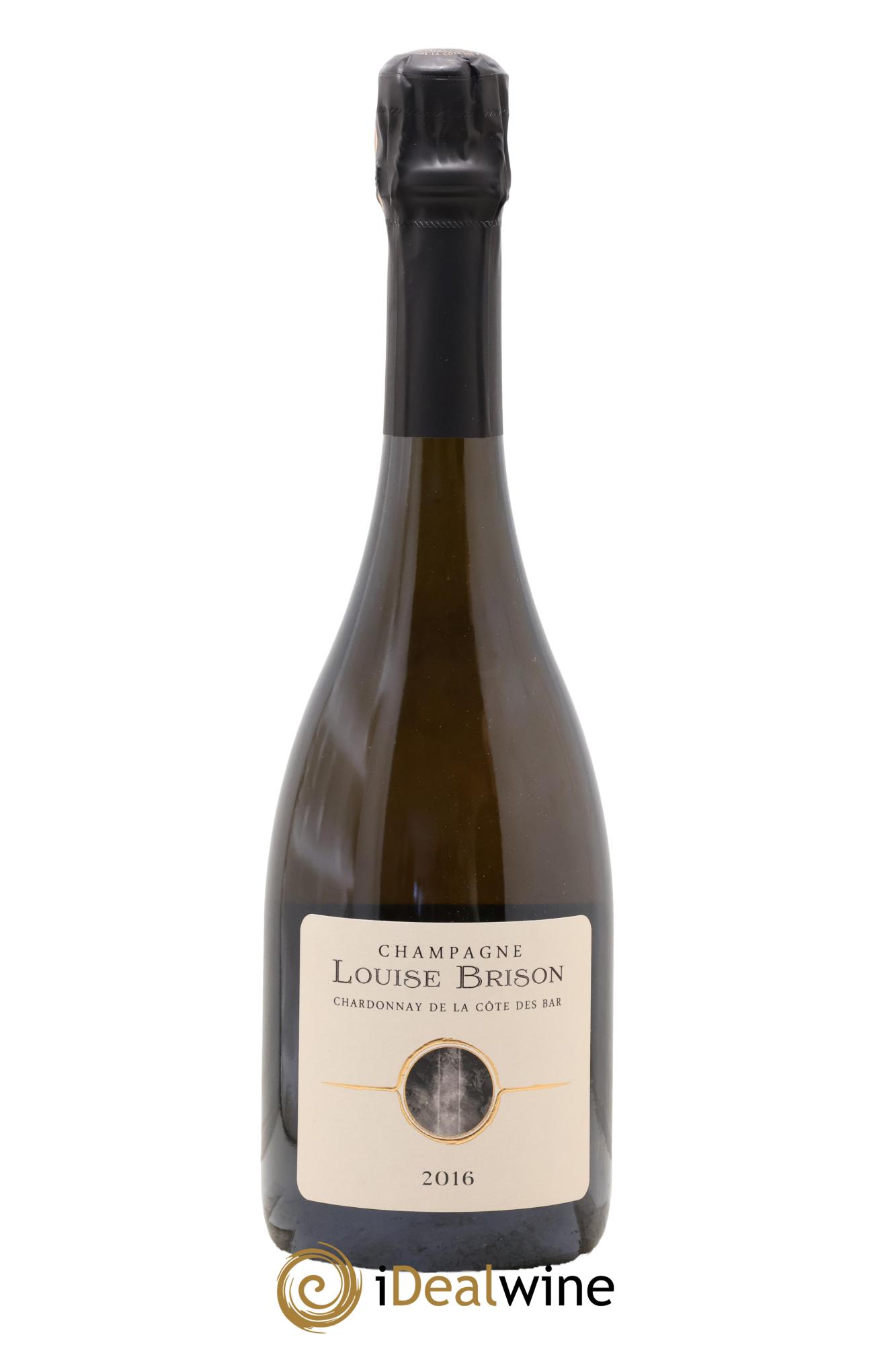 Champagne Brut Nature Chardonnay de la Côte des Bars Louise Brison 2016 - Lot de 1 bouteille - 0