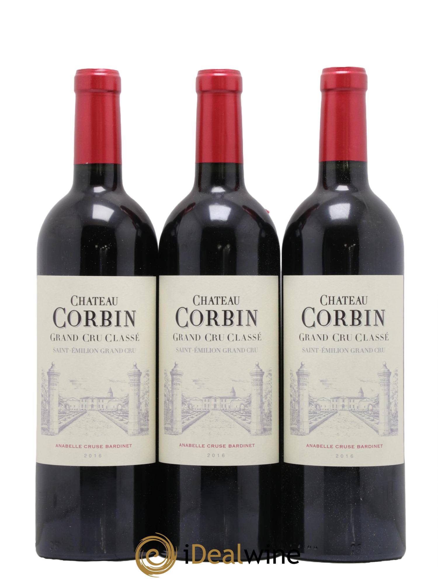 Château Corbin Grand Cru Classé 2016 - Lot de 12 bouteilles - 4