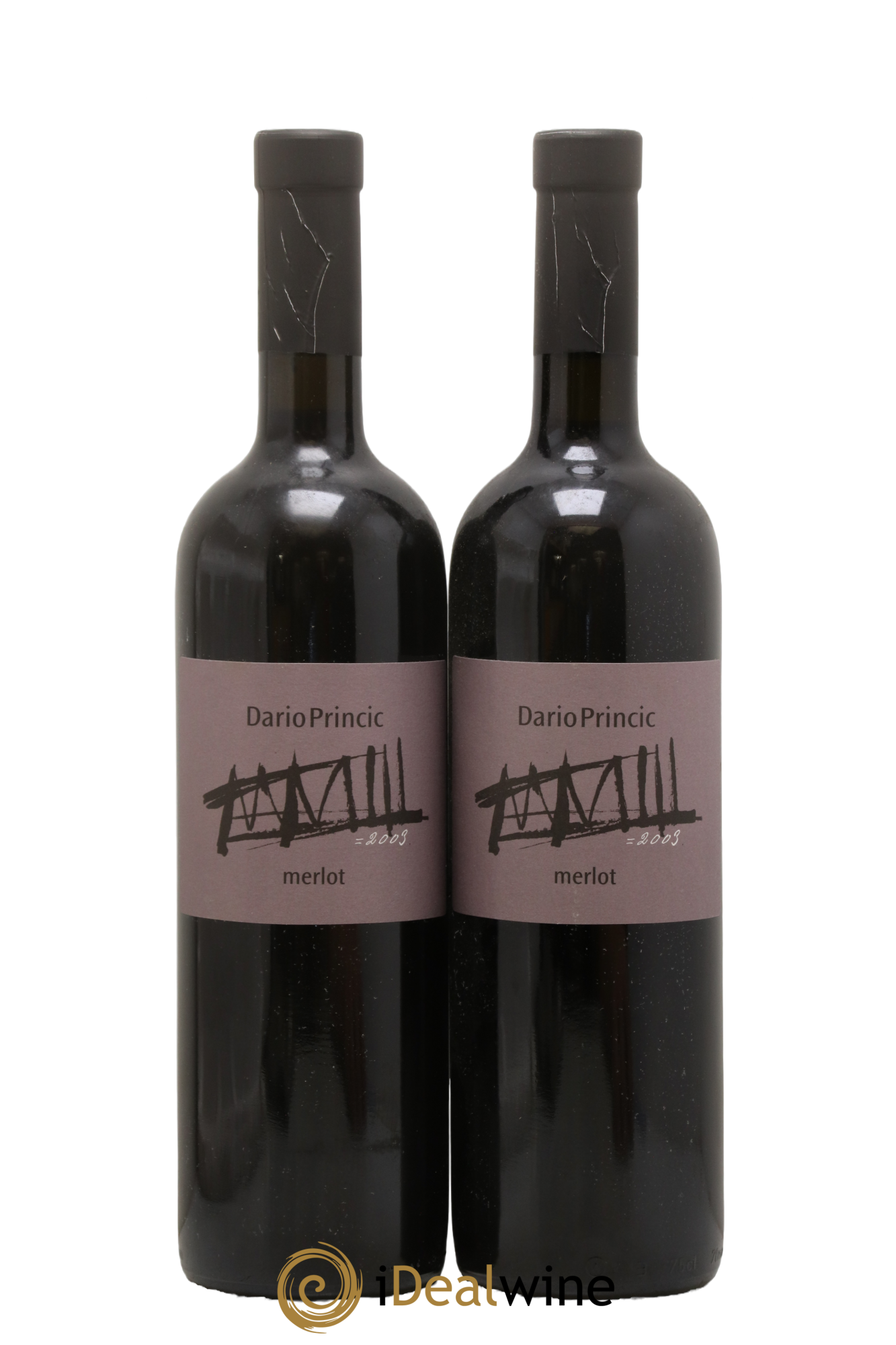 Vénétie Merlot Dario Princic 2003 - Lot of 2 bottles - 0