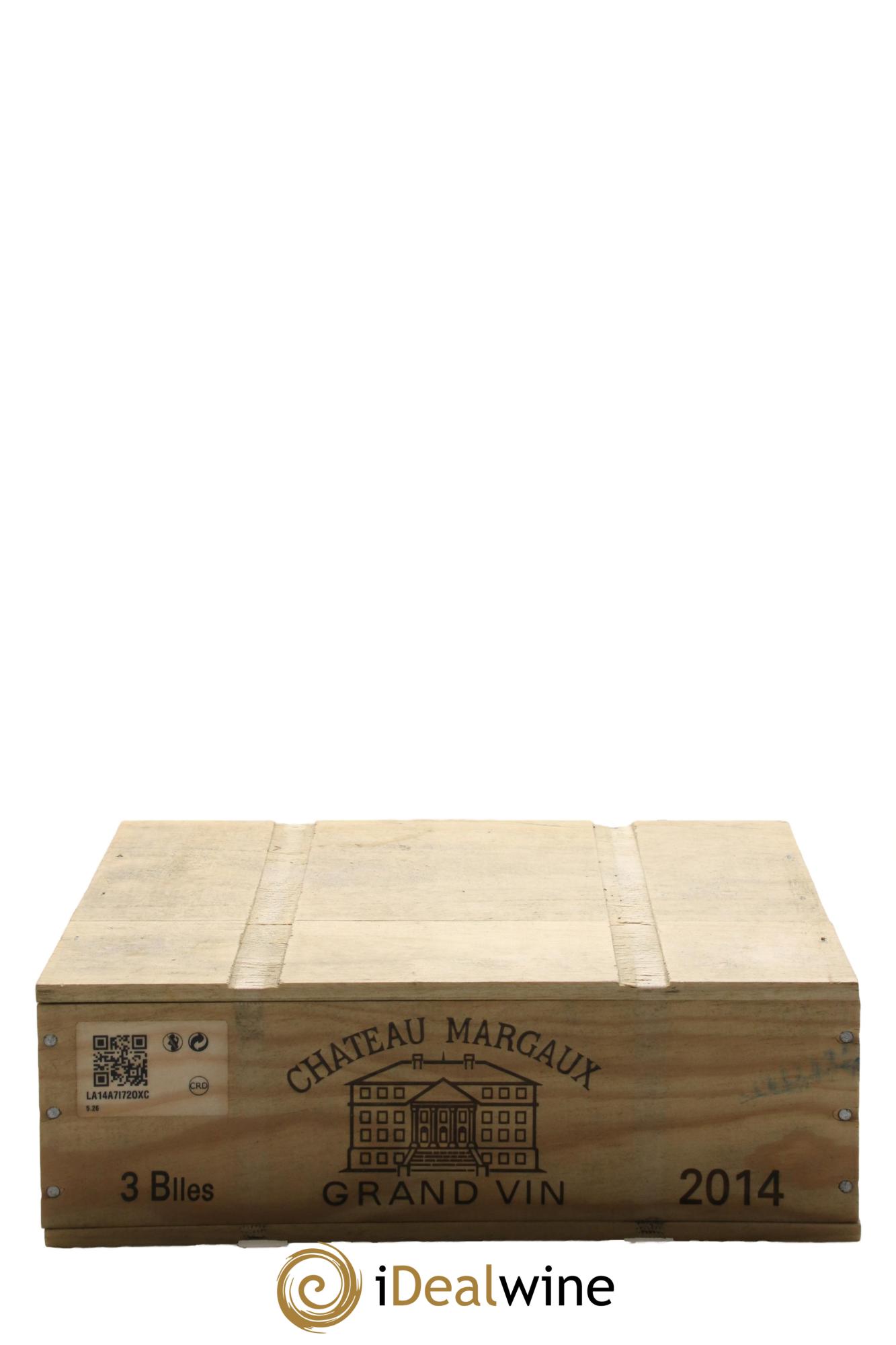 Château Margaux 1er Grand Cru Classé 2014 - Lot de 3 bouteilles - 3