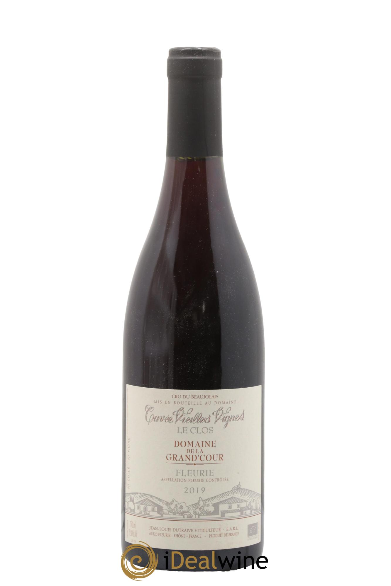 Fleurie Le Clos Vieilles Vignes Grand'cour (Domaine de la) - Jean-Louis Dutraive 2019 - Lot of 1 bottle - 0