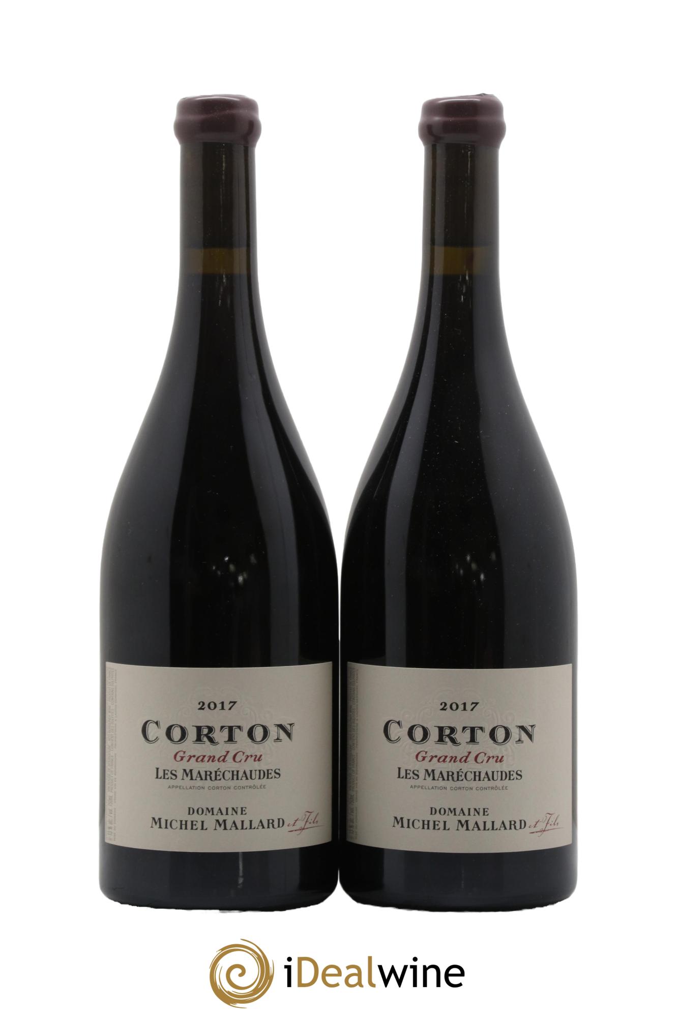 Corton Grand Cru Les Marechaudes Michel Mallard 2017 - Lot de 2 bouteilles - 0