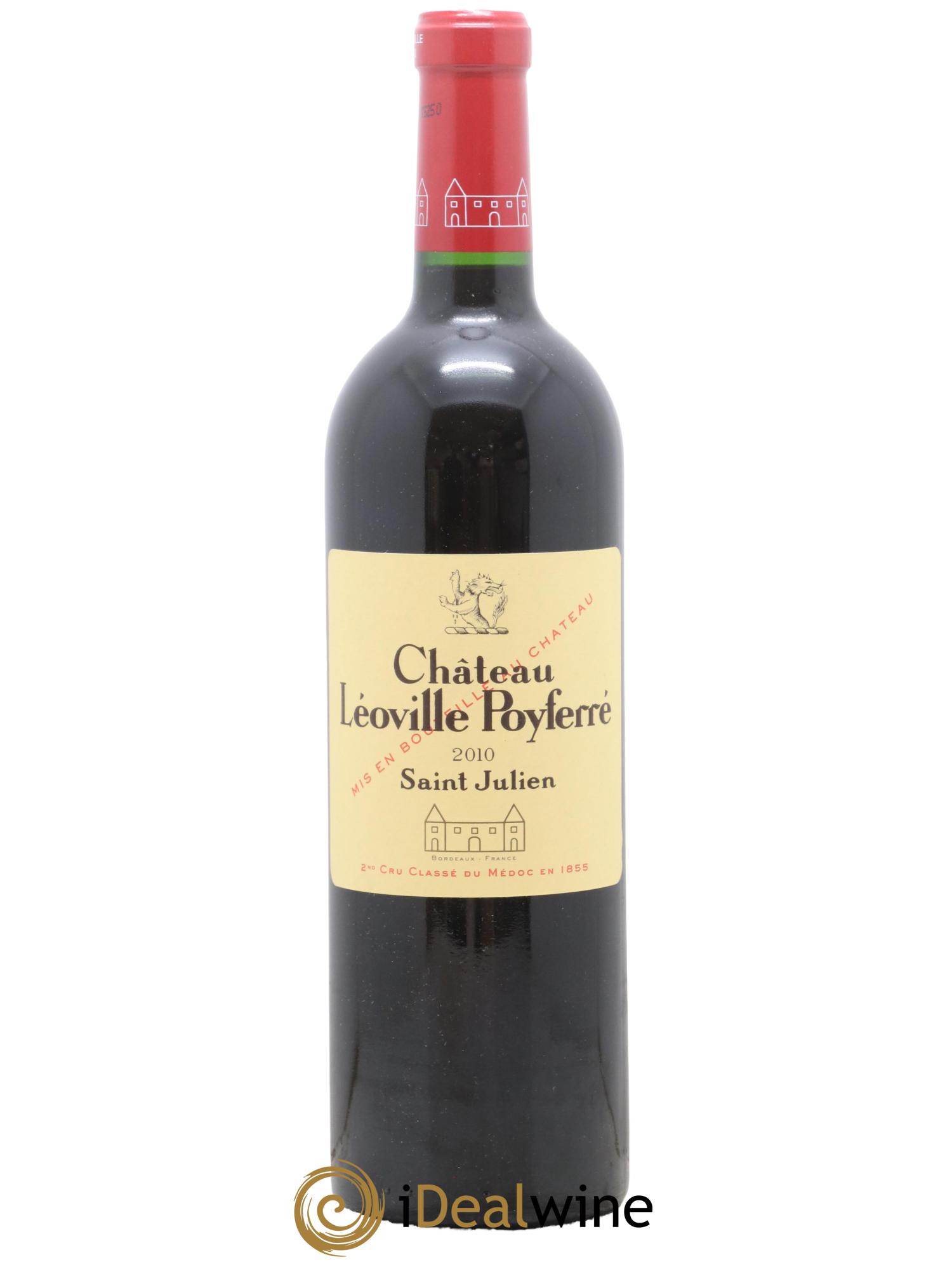 Château Léoville Poyferré 2ème Grand Cru Classé 2010 - Lot de 1 bouteille - 0