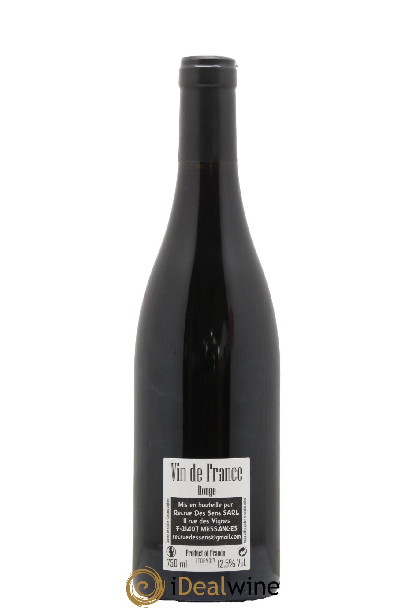 Vin de France Tête de Ponts Yann Durieux - Recrue des Sens Tête de Ponts yann Durieux 2017 - Lotto di 1 bottiglia - 1