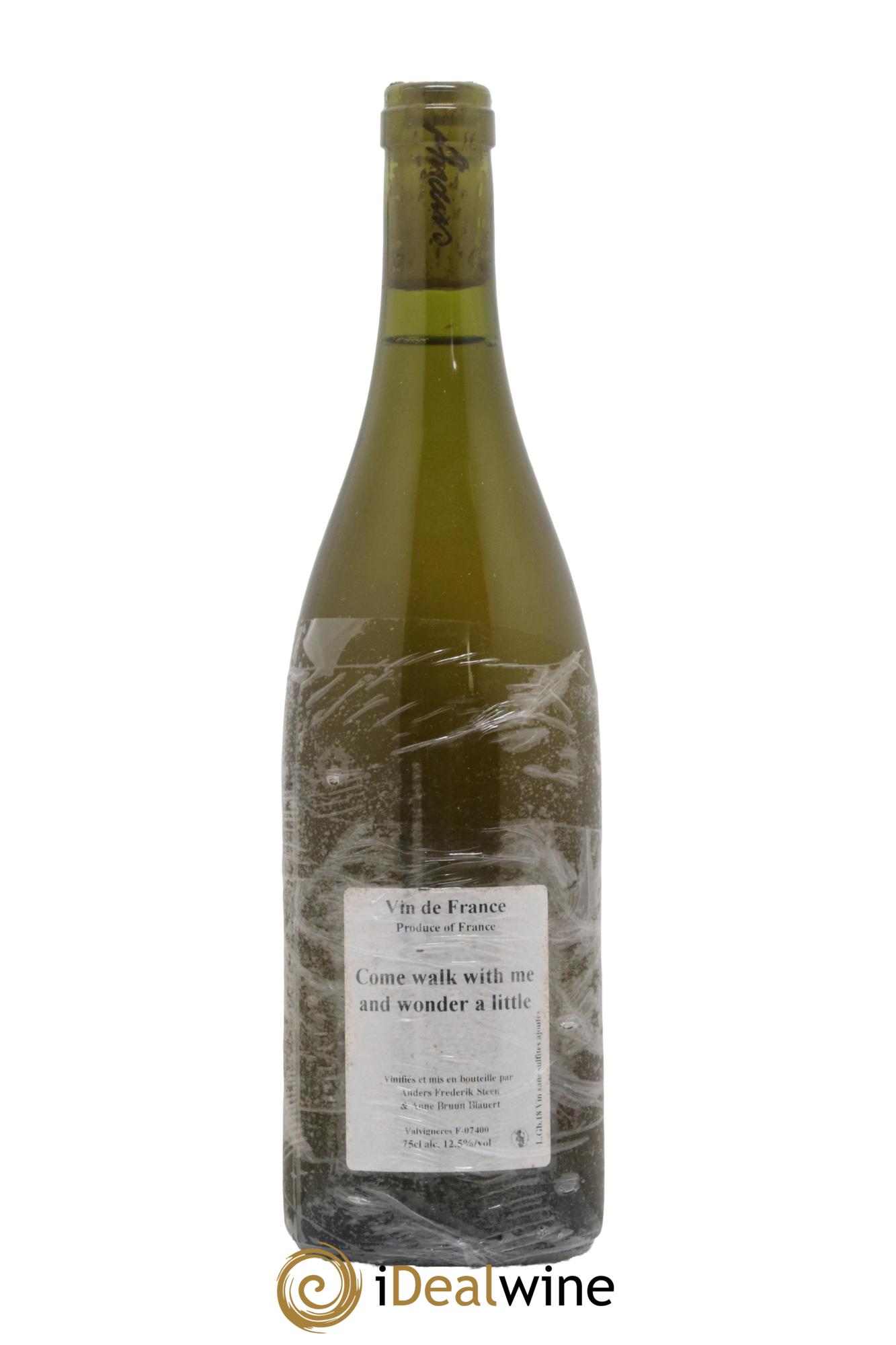 Vin de France Come Walk With Me And Wonder a Little Domaine Anders Frederik Steen 2018 - Lot de 1 bouteille - 0