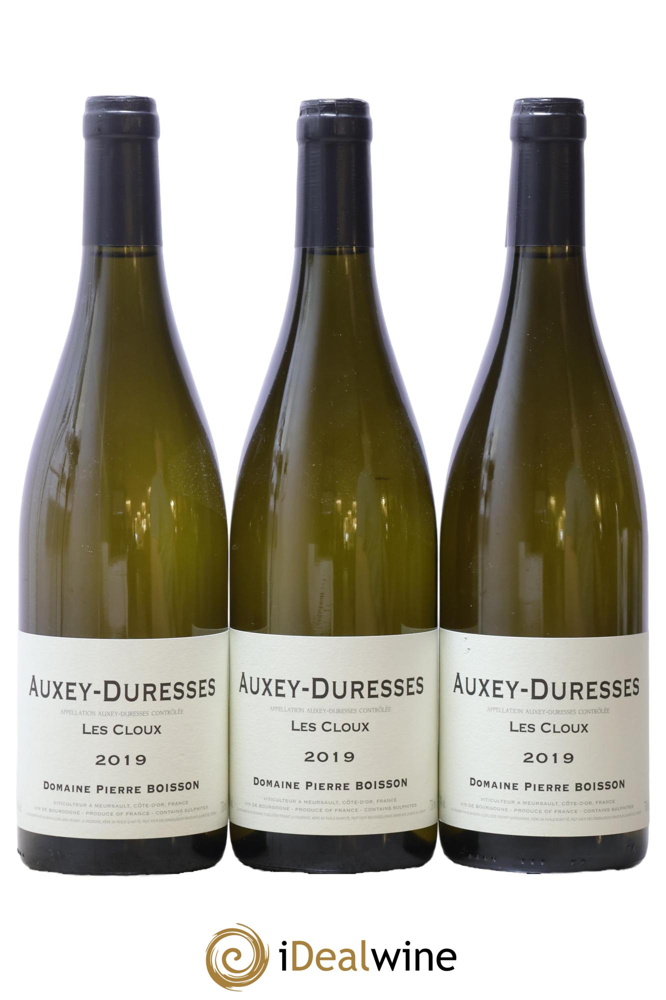 Auxey-Duresses Les Cloux Pierre Boisson (Domaine) 2019 - Lot de 3 bouteilles - 0