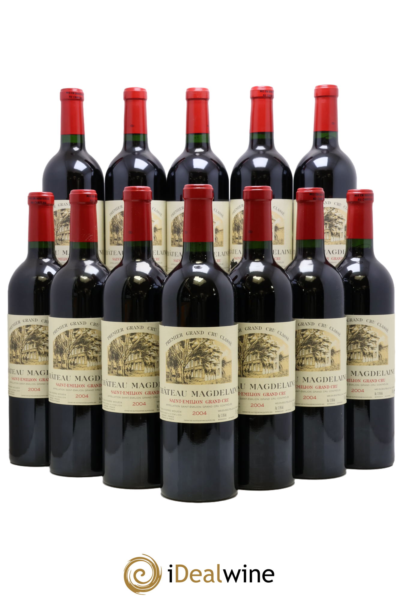 Château Magdelaine 2004 - Posten von 12 Flaschen - 0