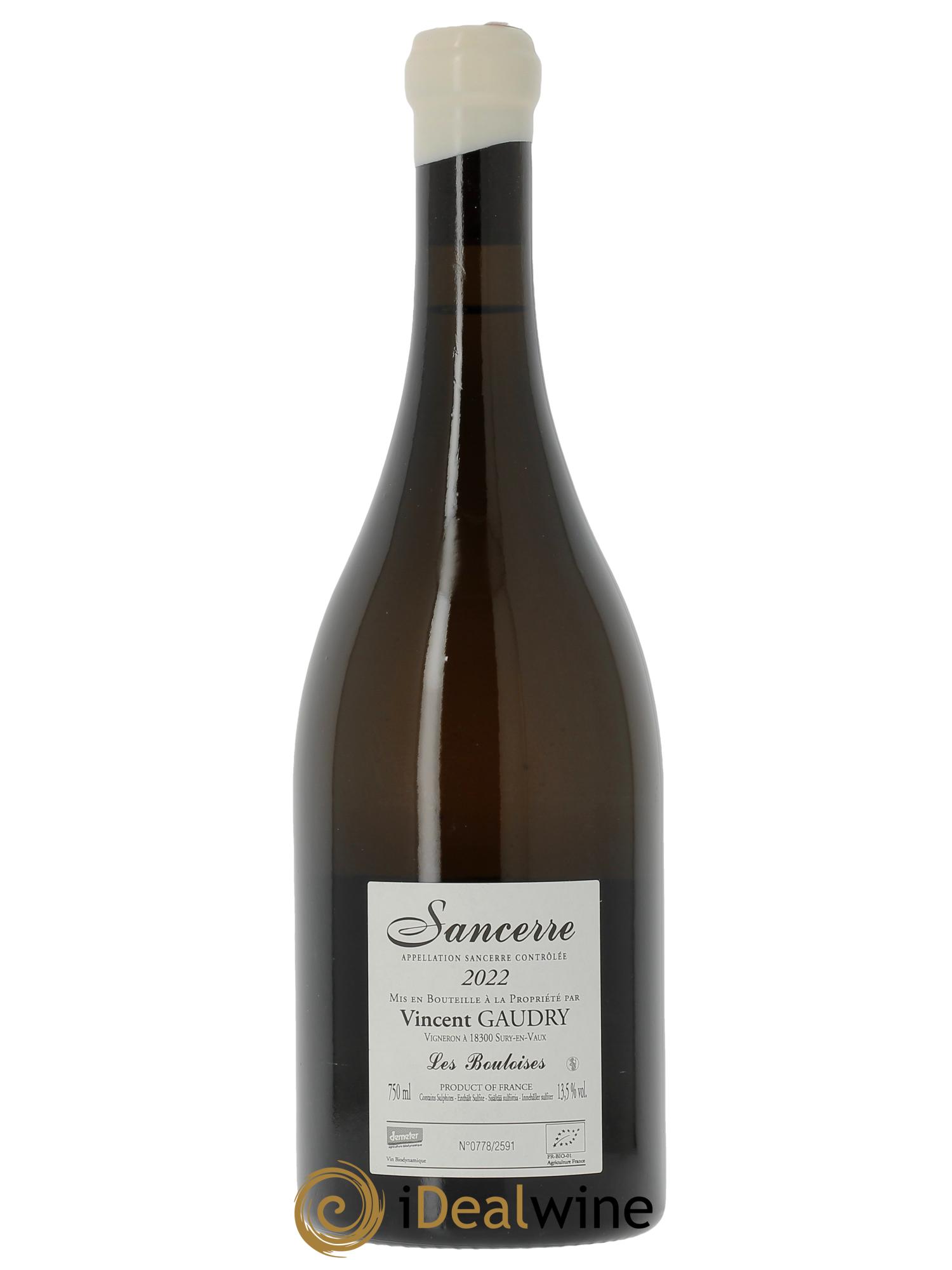 Sancerre A mi-chemin Vincent Gaudry  2022 - Posten von 1 Flasche - 1