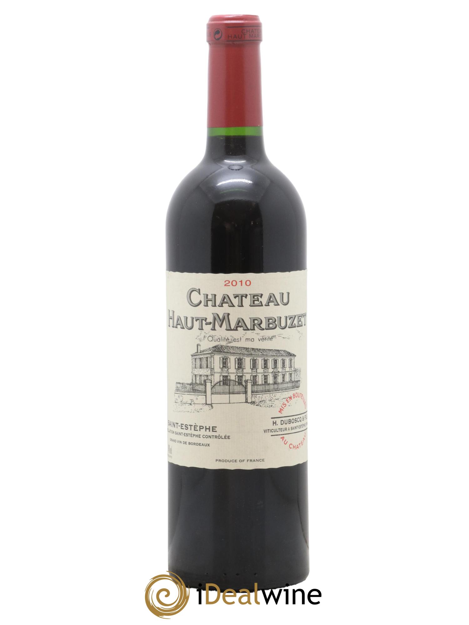 Château Haut Marbuzet 2010 - Posten von 1 Flasche - 0