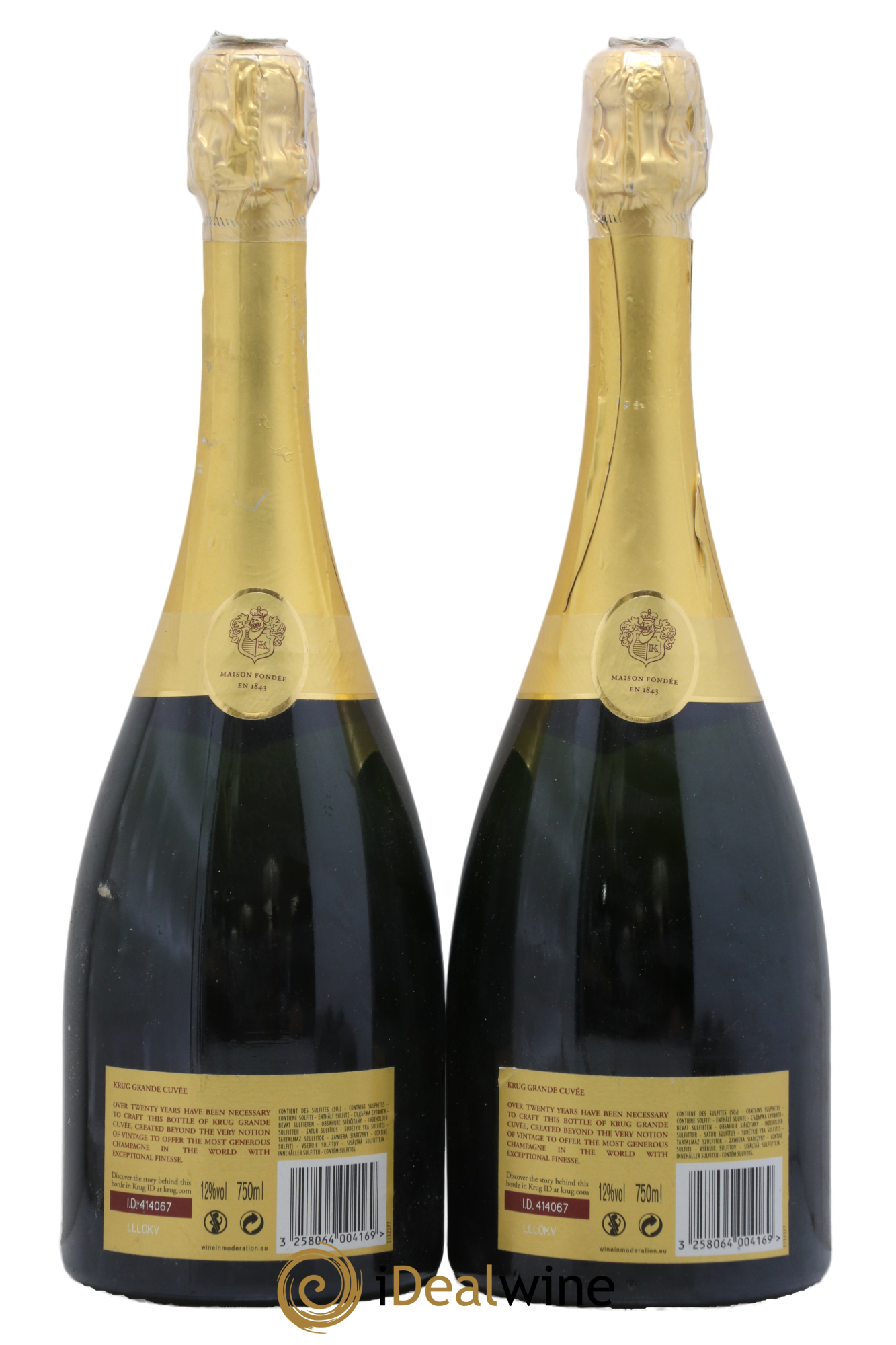 Grande Cuvée Brut Krug - Posten von 2 Flaschen - 1