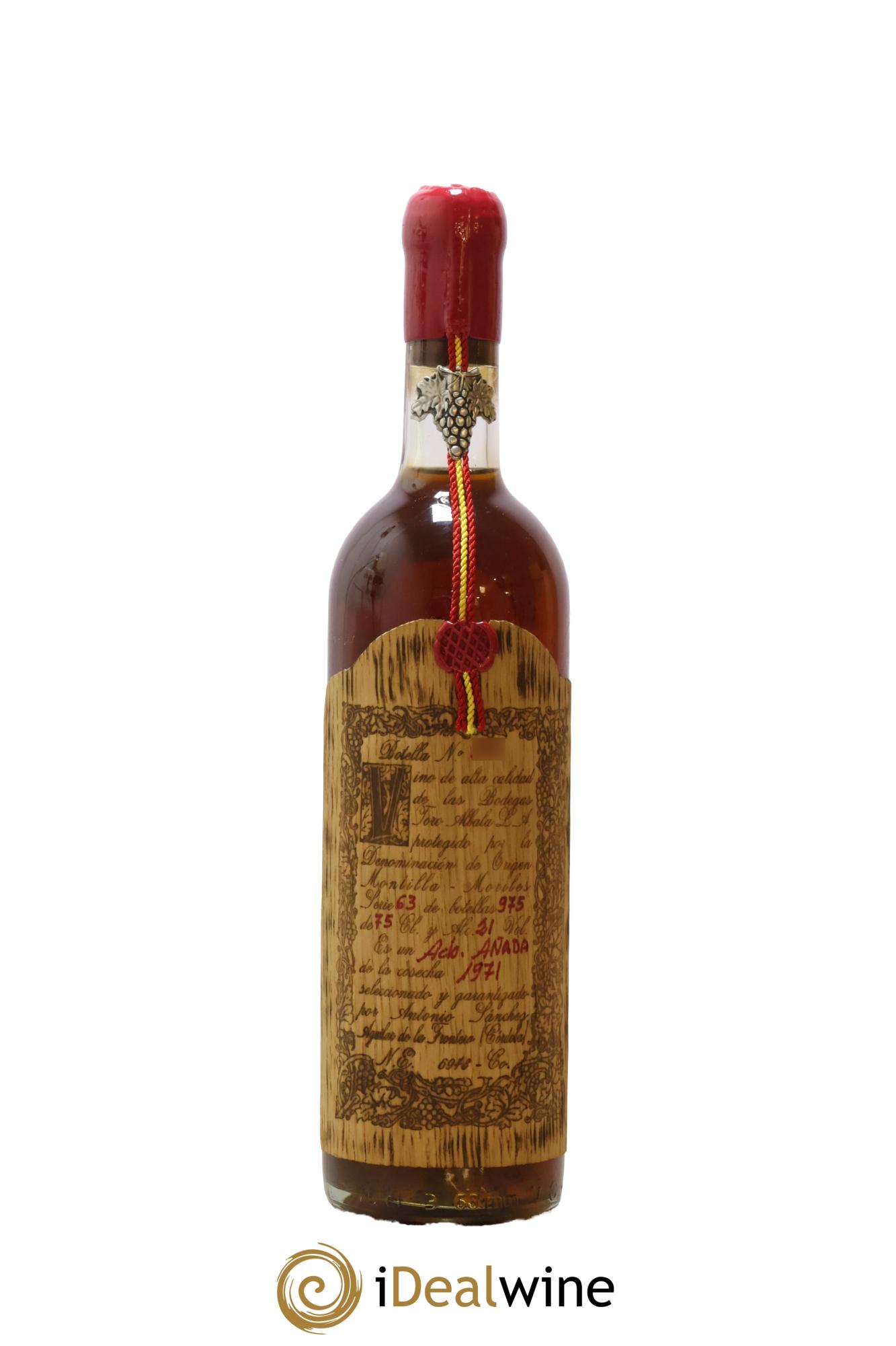 Montilla Moriles Toro Albala 1971 - Posten von 1 Flasche - 1