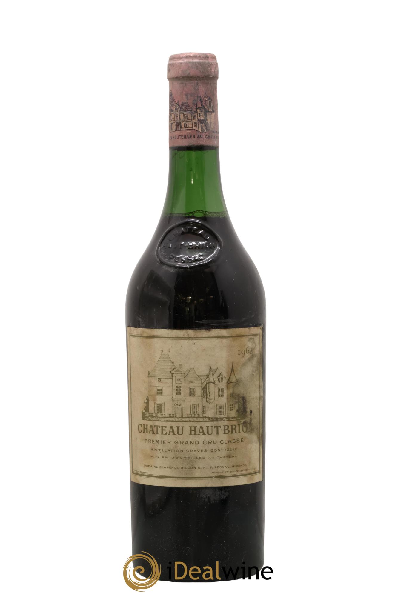 Château Haut Brion 1er Grand Cru Classé 1964 - Lot de 1 bouteille - 0