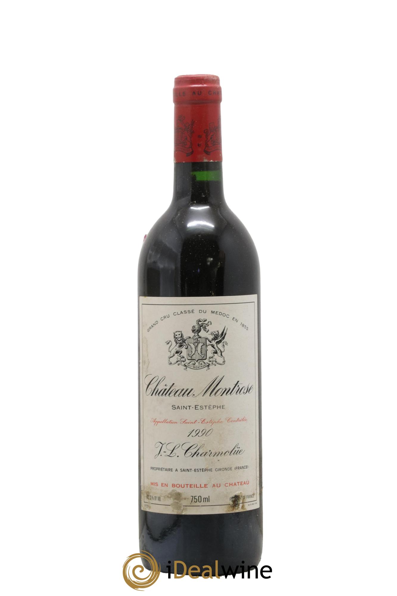 Château Montrose 2ème Grand Cru Classé 1990 - Lot de 1 bouteille - 0