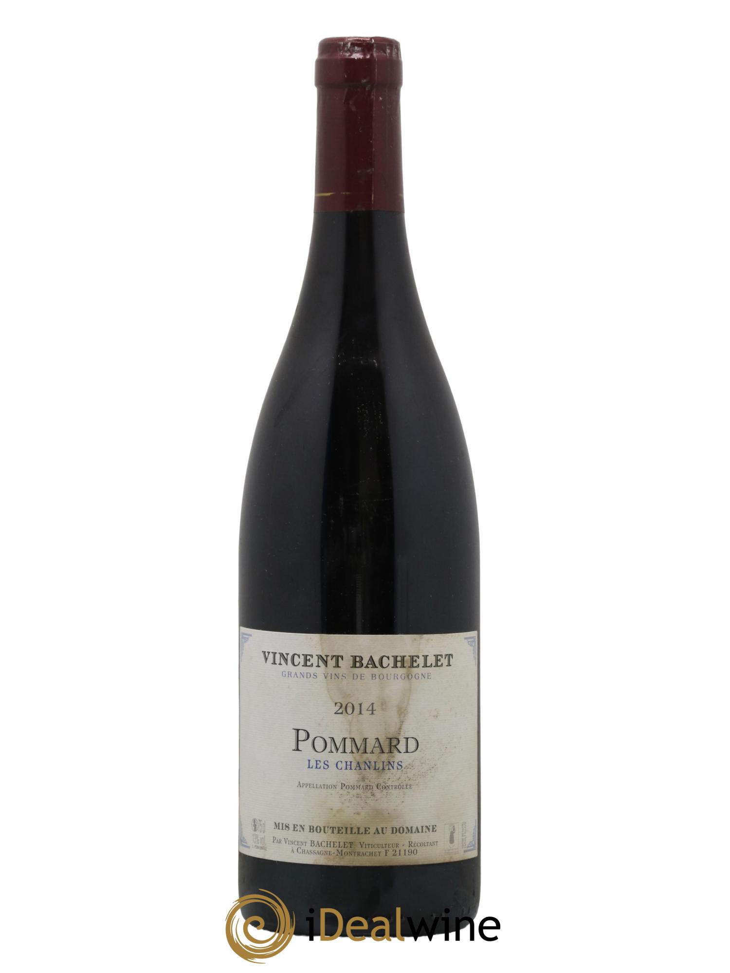 Pommard Les chanlins Domaine Vincent Bachelet 2014 - Lot de 1 bouteille - 0
