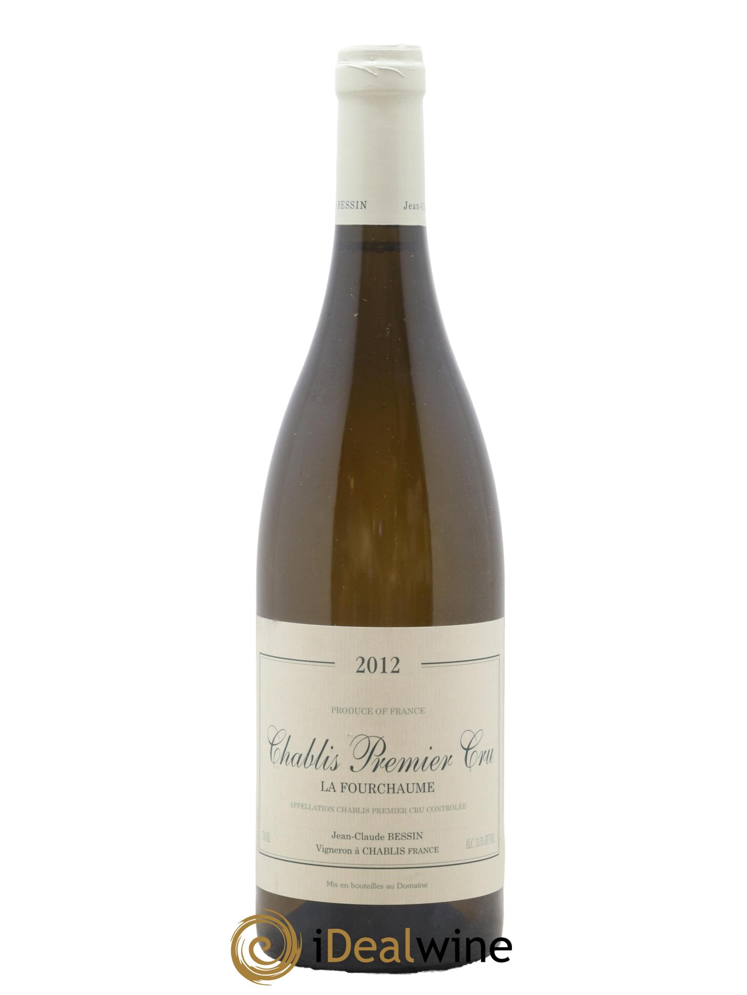 Chablis 1er Cru Fourchaume Jean-Claude & Romain Bessin 2012 - Lot de 1 bouteille - 0