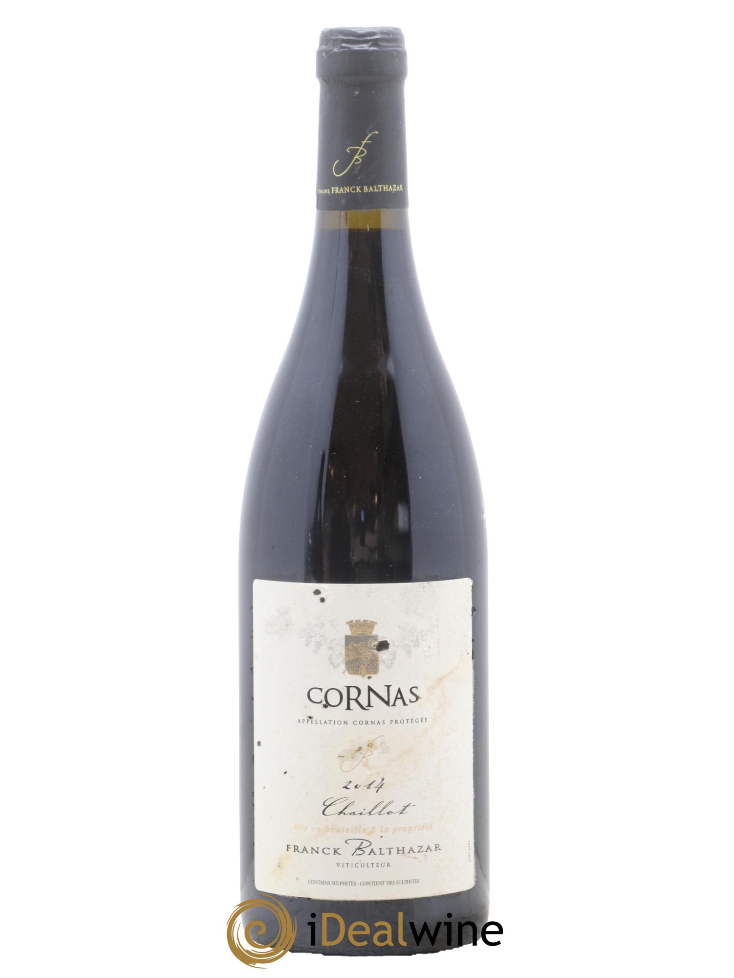 Cornas Chaillot Franck Balthazar (Domaine) 2014 - Lot de 1 bouteille - 0