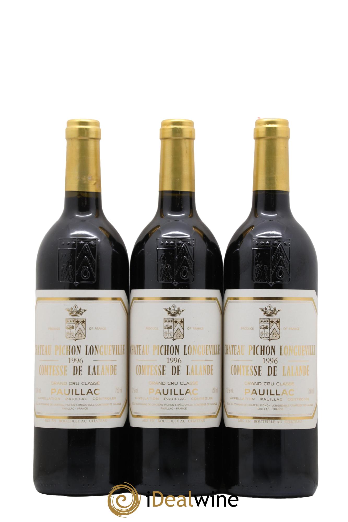 Château Pichon Longueville Comtesse de Lalande 2ème Grand Cru Classé 1996 - Lotto di 6 bottiglie - 3