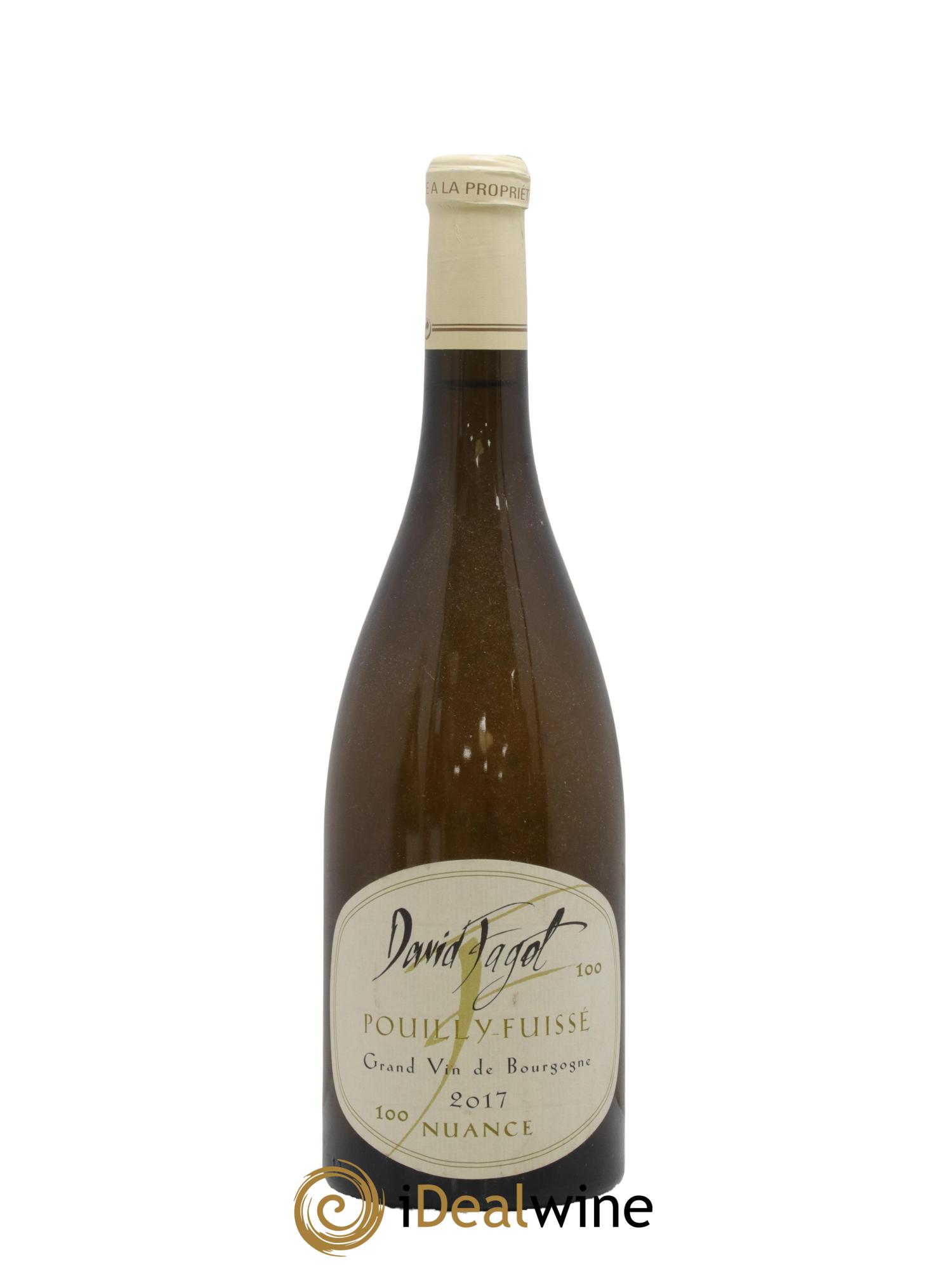 Pouilly-Fuissé Nuance David Fagot 2017 - Lot de 1 bouteille - 0