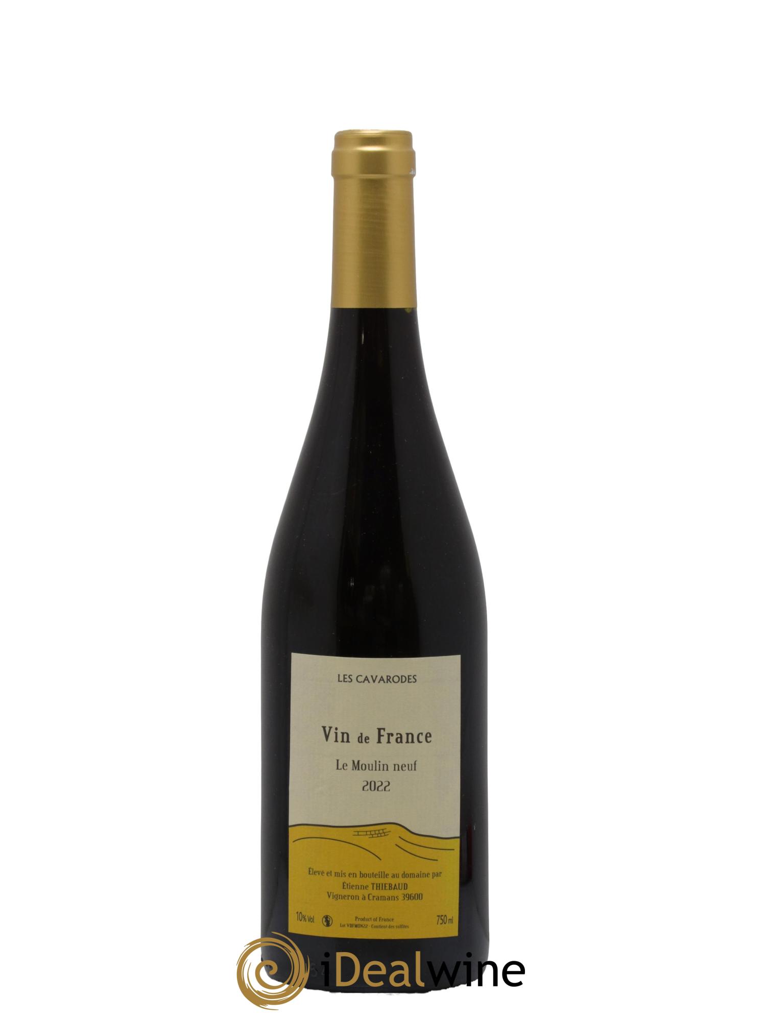 Vin de France Le Moulin Neuf Cavarodes (Domaine des) - Etienne Thiébaud 2022 - Lot de 1 bouteille - 0