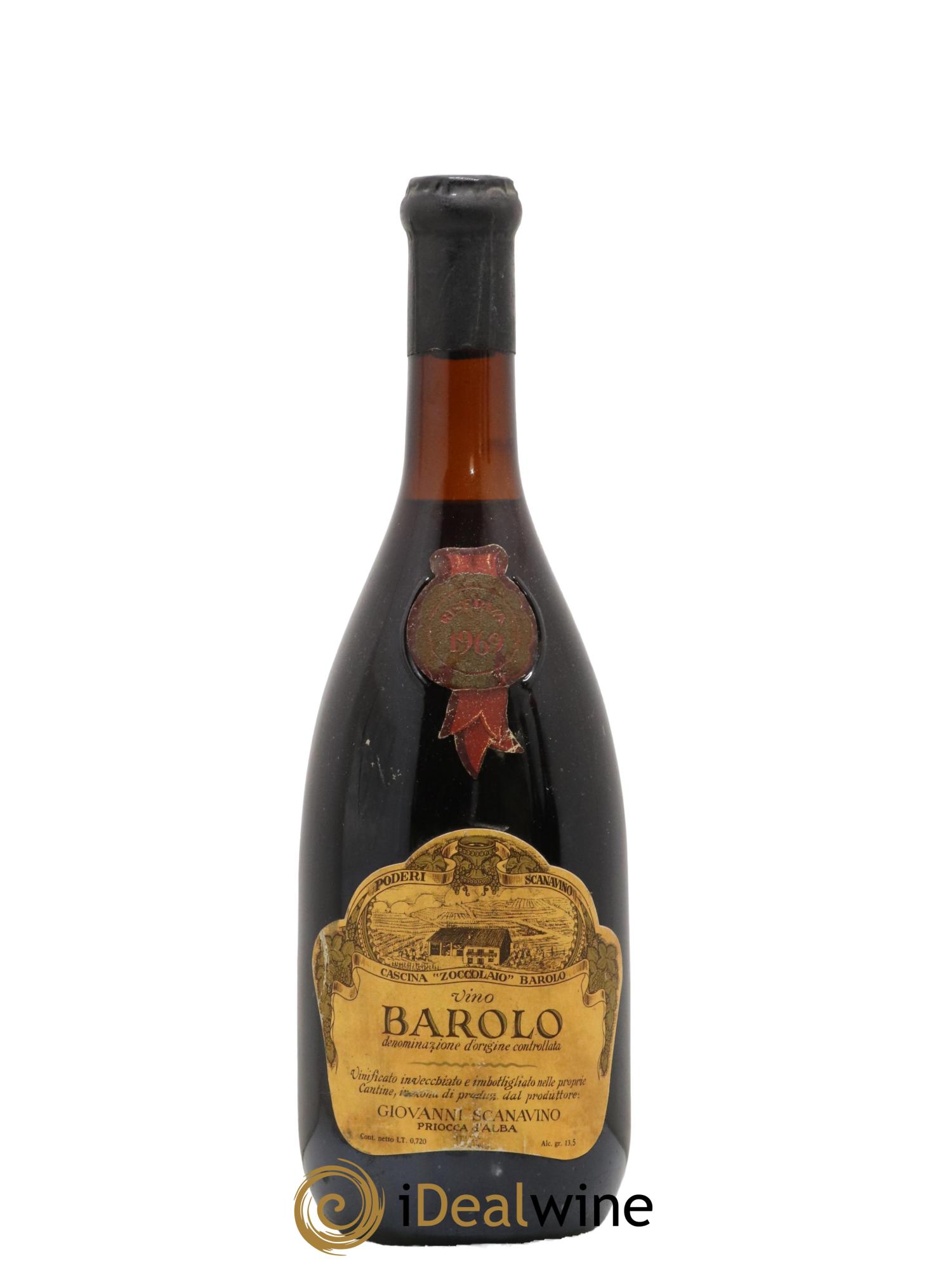 Barolo Scanavino 1969 - Lot de 1 bouteille - 0