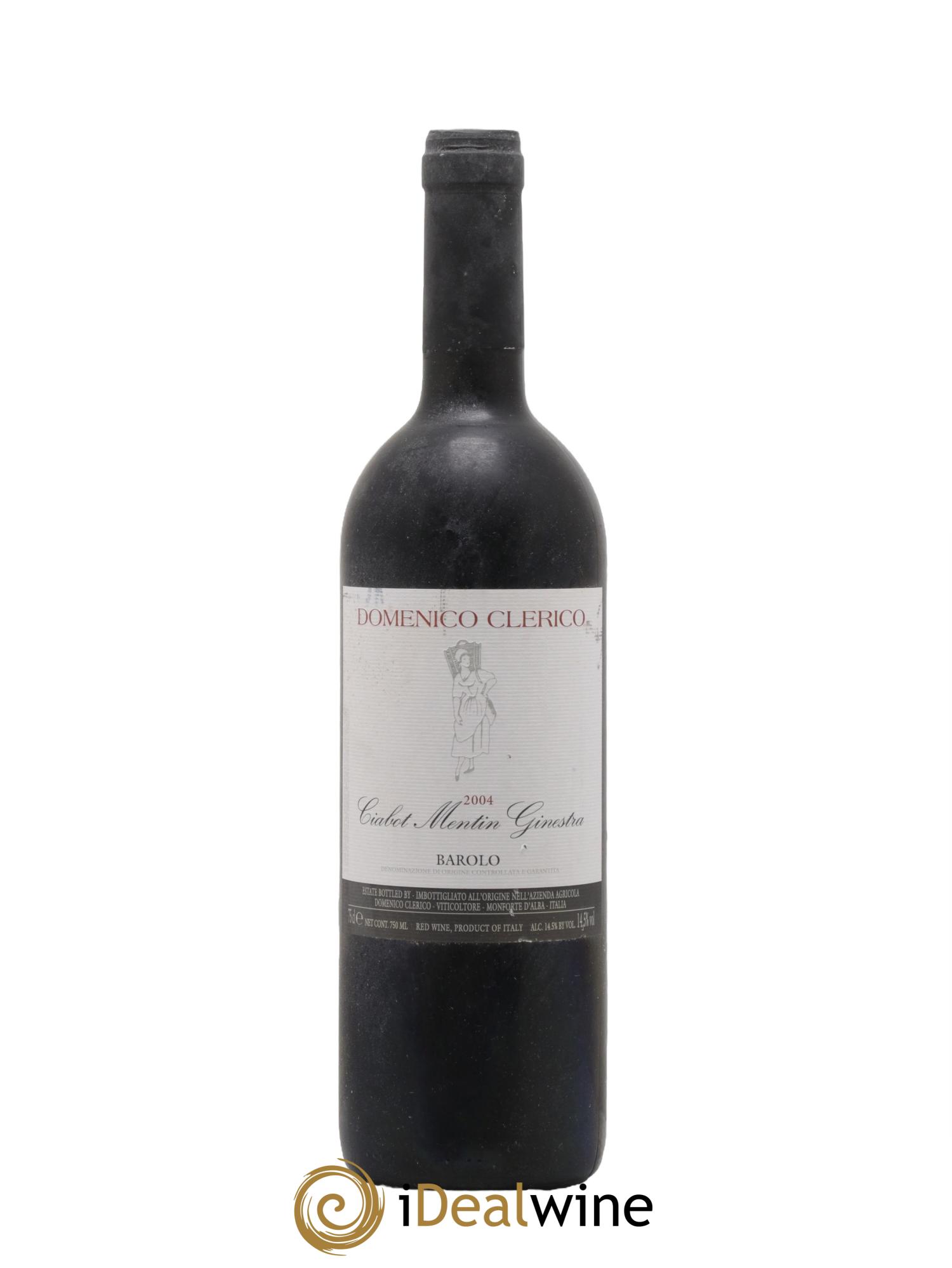 Barolo DOCG Ciabot Mentin Ginestra Domenico Clerico 2004 - Lotto di 1 bottiglia - 0