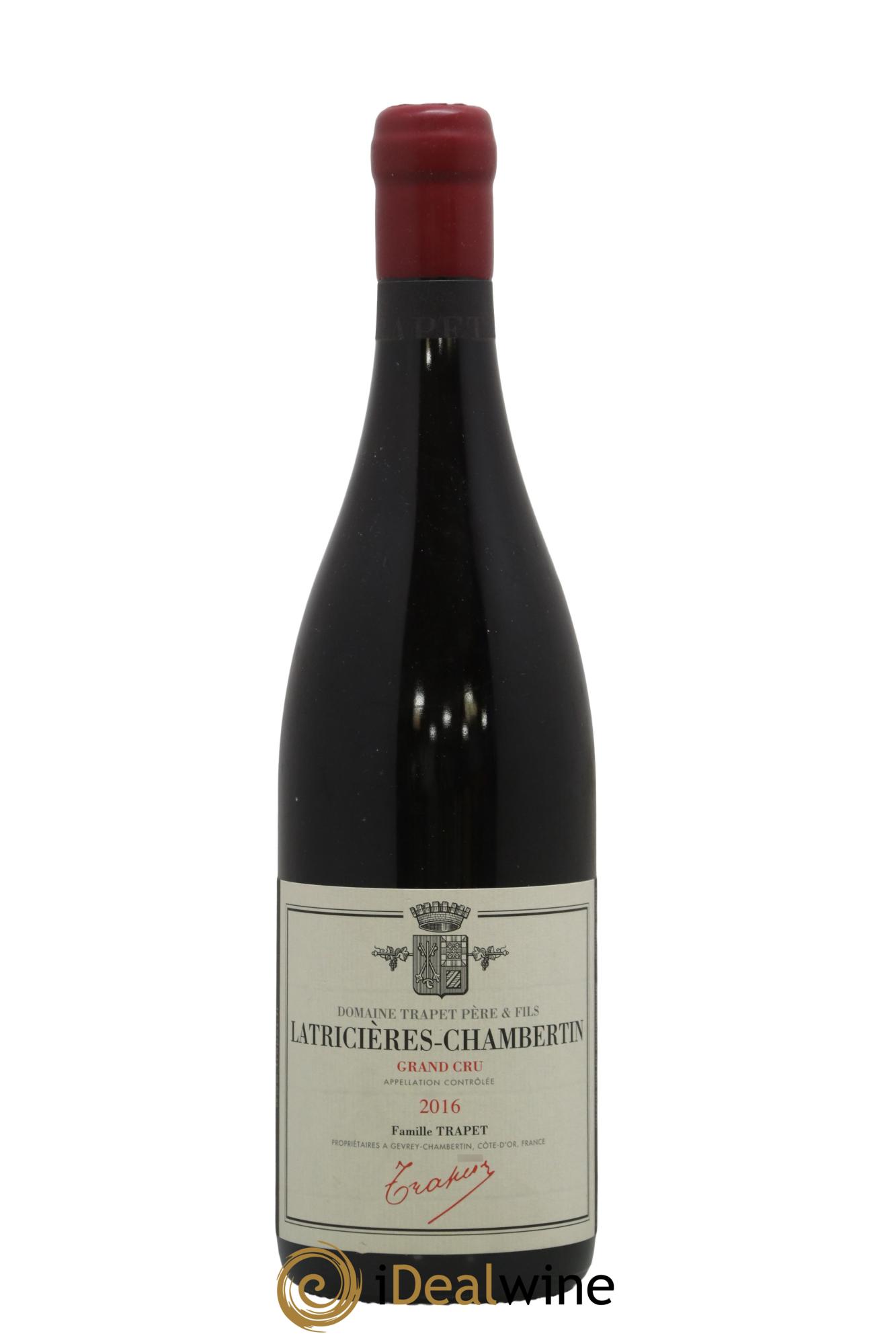 Latricières-Chambertin Grand Cru Domaine Trapet 2016 - Lot de 1 bouteille - 0