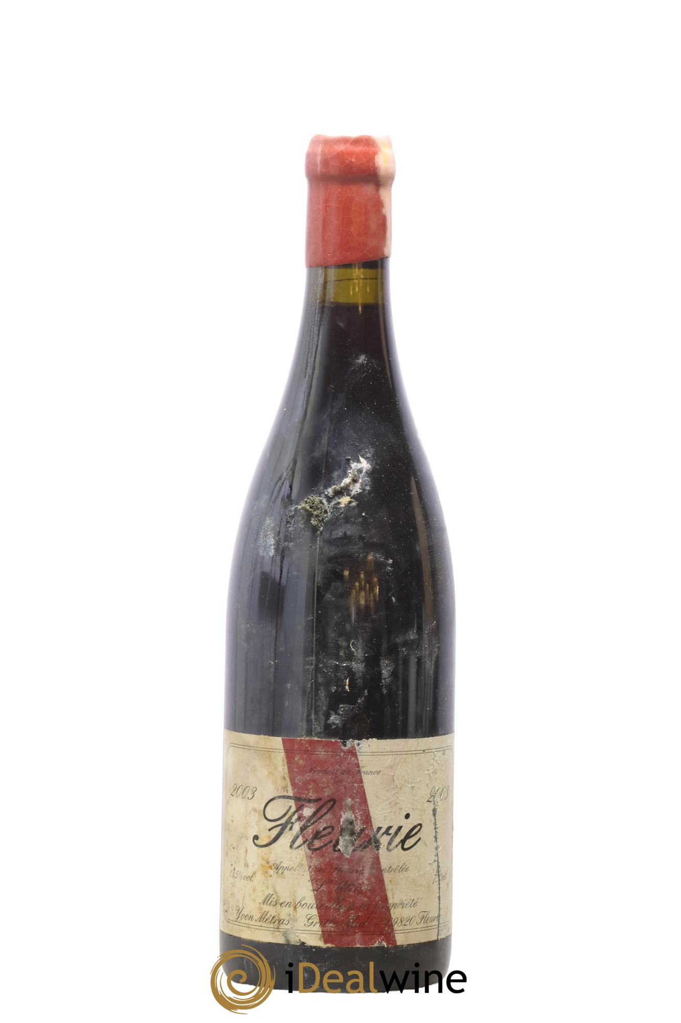 Fleurie l'Ultime Yvon Métras 2003 - Lot de 1 bouteille - 0
