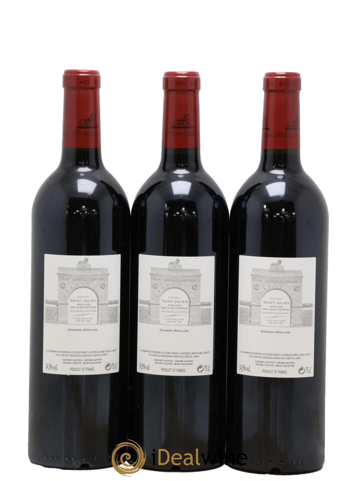 Château Léoville Las Cases 2ème Grand Cru Classé  2018 - Lot de 6 bouteilles - 4