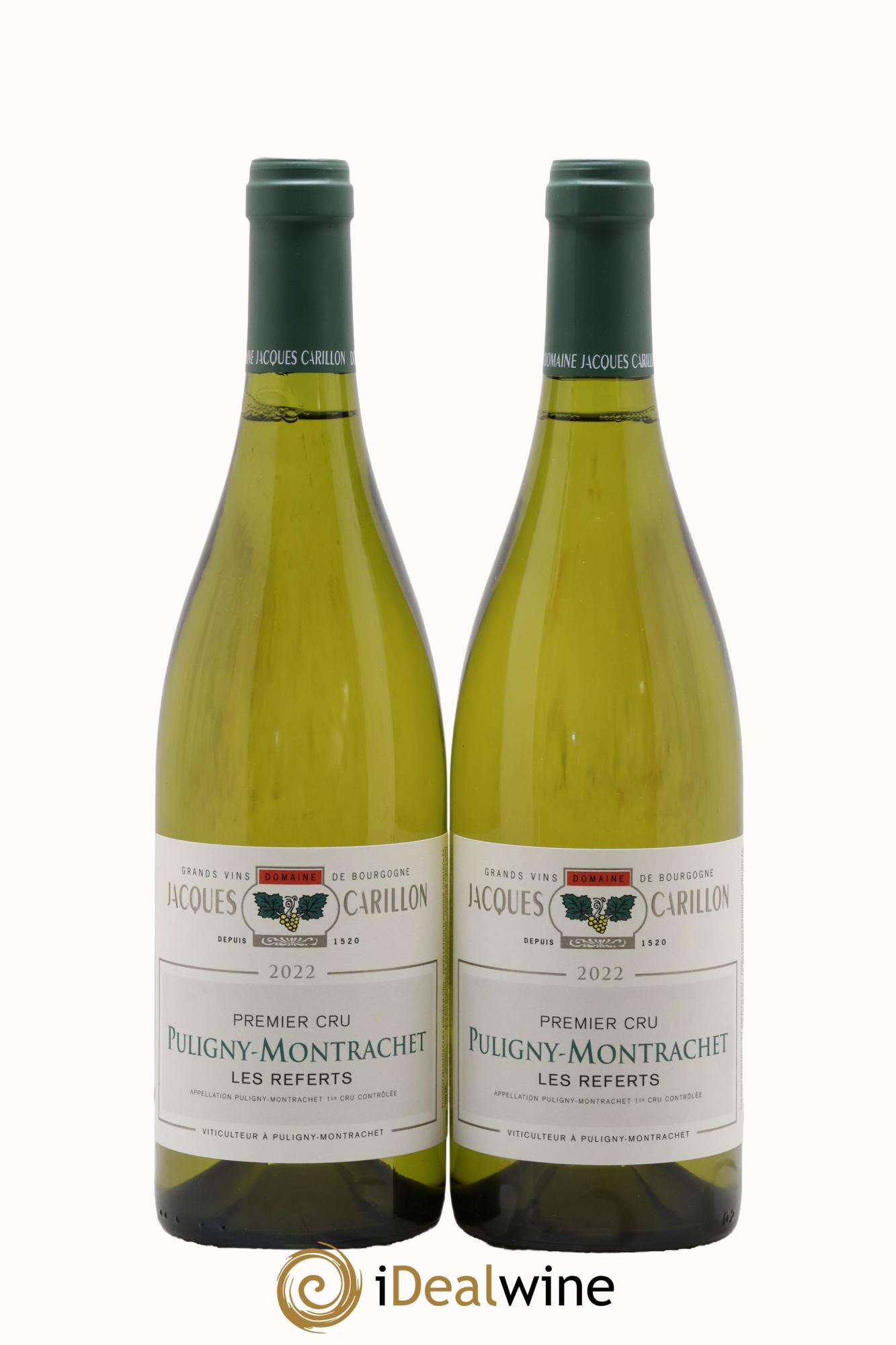 Puligny-Montrachet 1er Cru Les Referts Louis Carillon & Fils (Domaine) 2022 - Lot de 2 bouteilles - 0