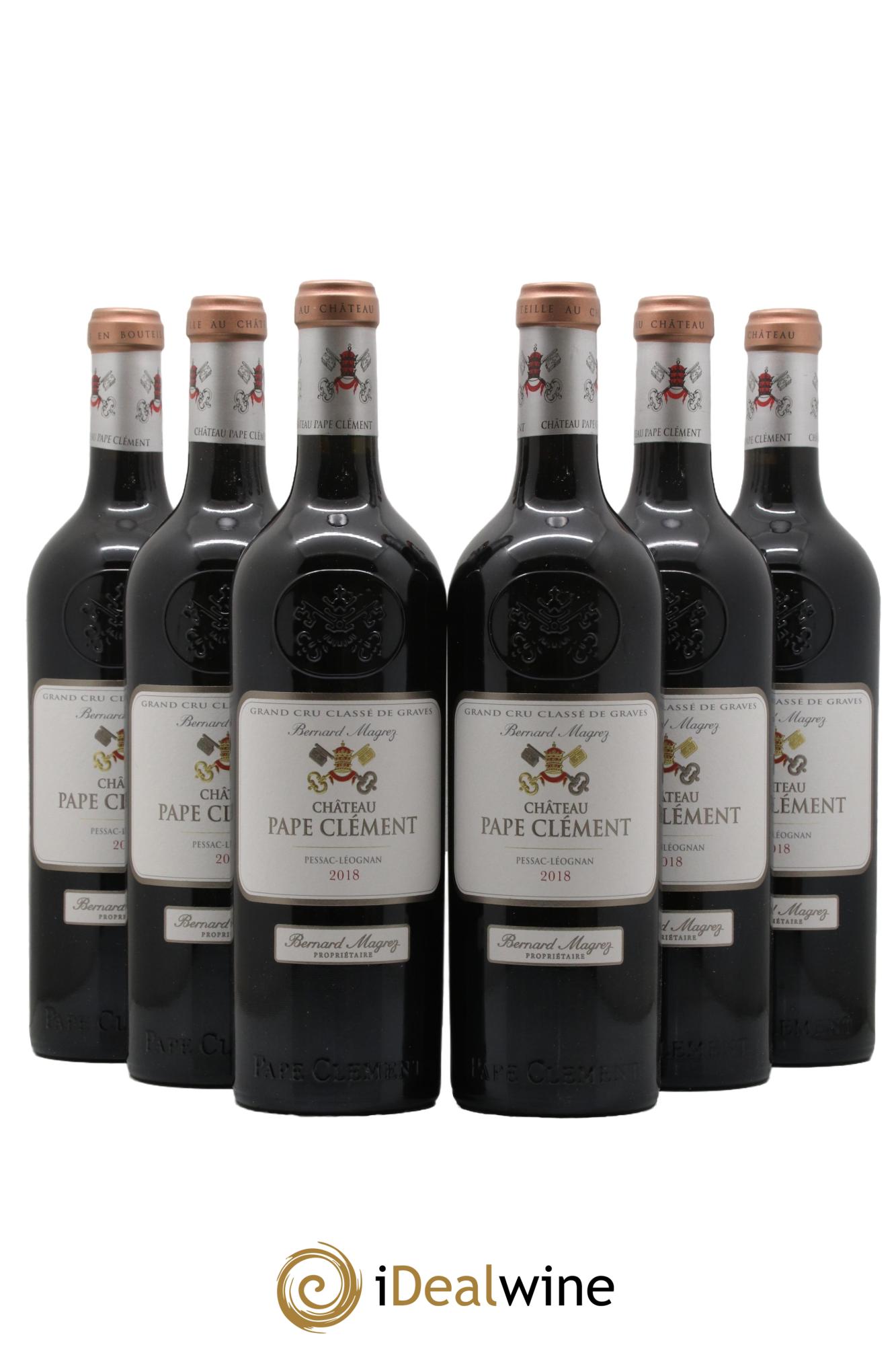 Château Pape Clément Cru Classé de Graves  2018 - Posten von 6 Flaschen - 0