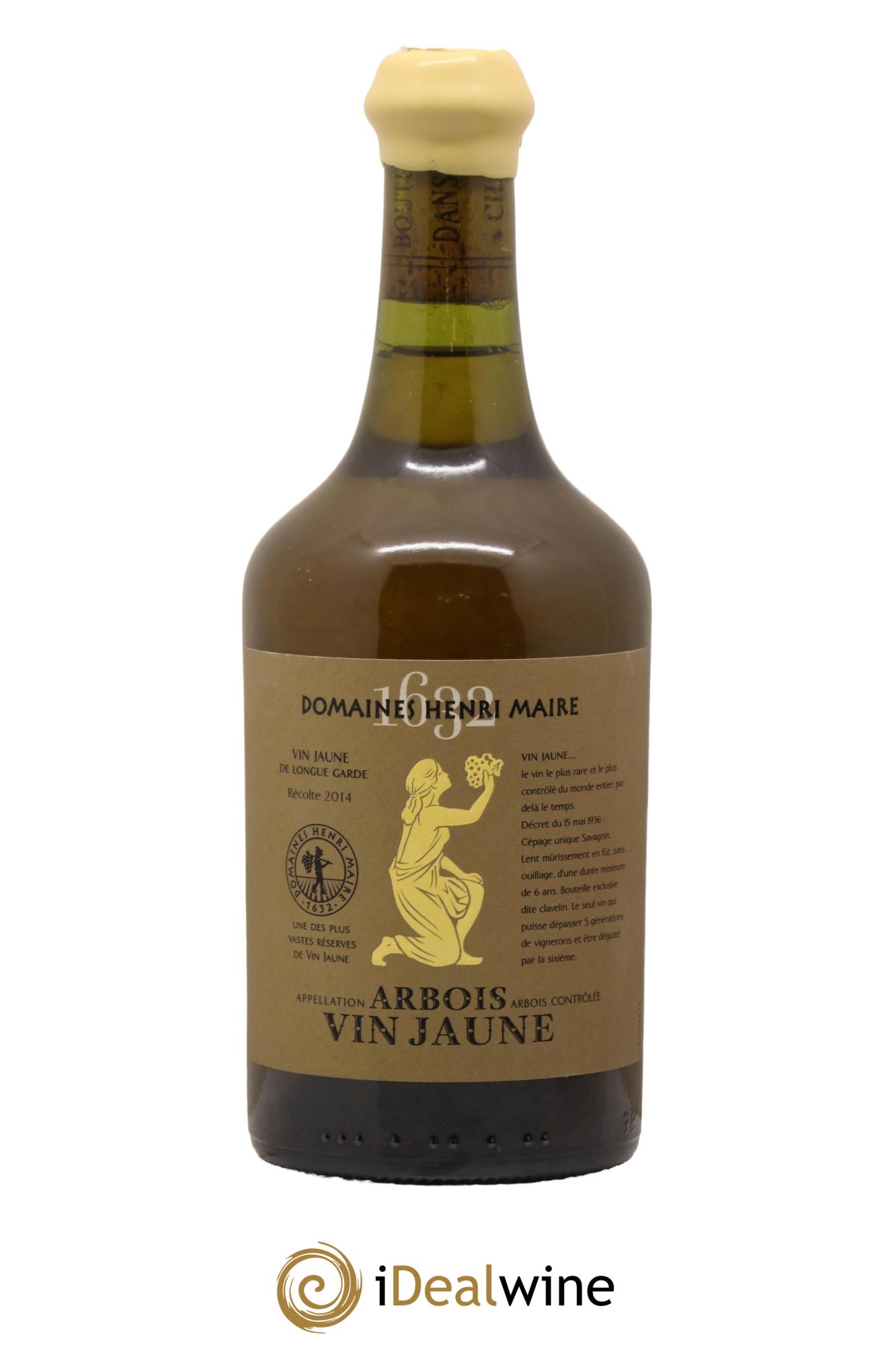 Arbois Vin Jaune Domaine Henri Maire 2014 - Lot de 1 clavelin - 0