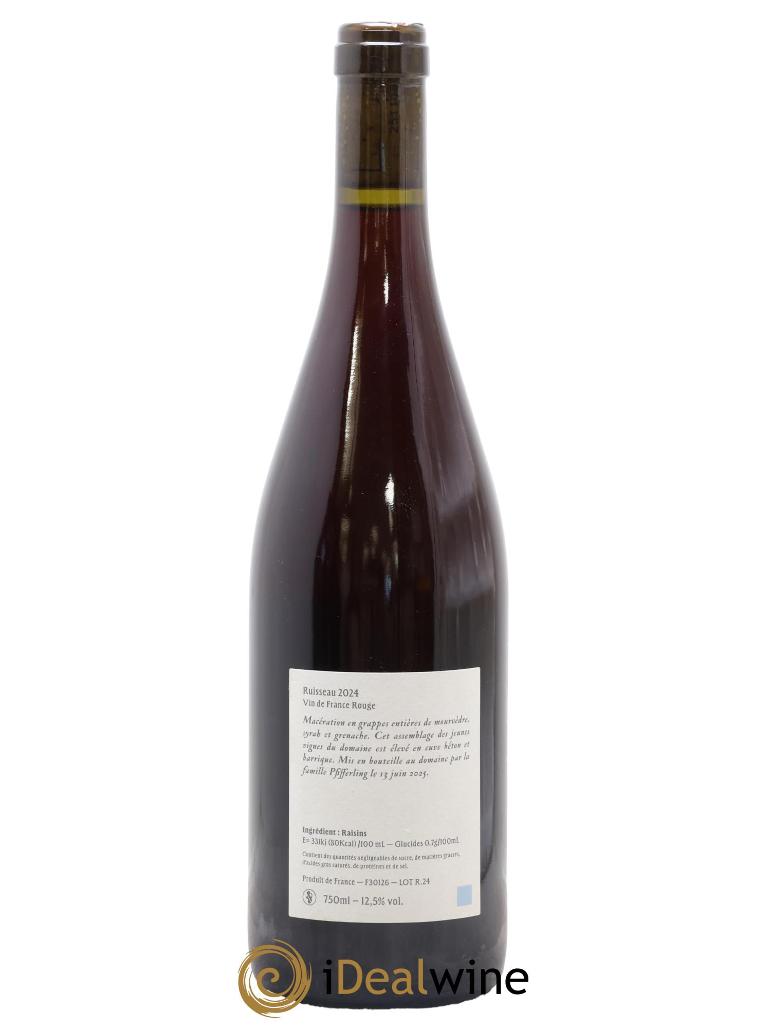 Vin de France Le Ruisseau L'Anglore 2024 - Lot of 1 bottle - 1