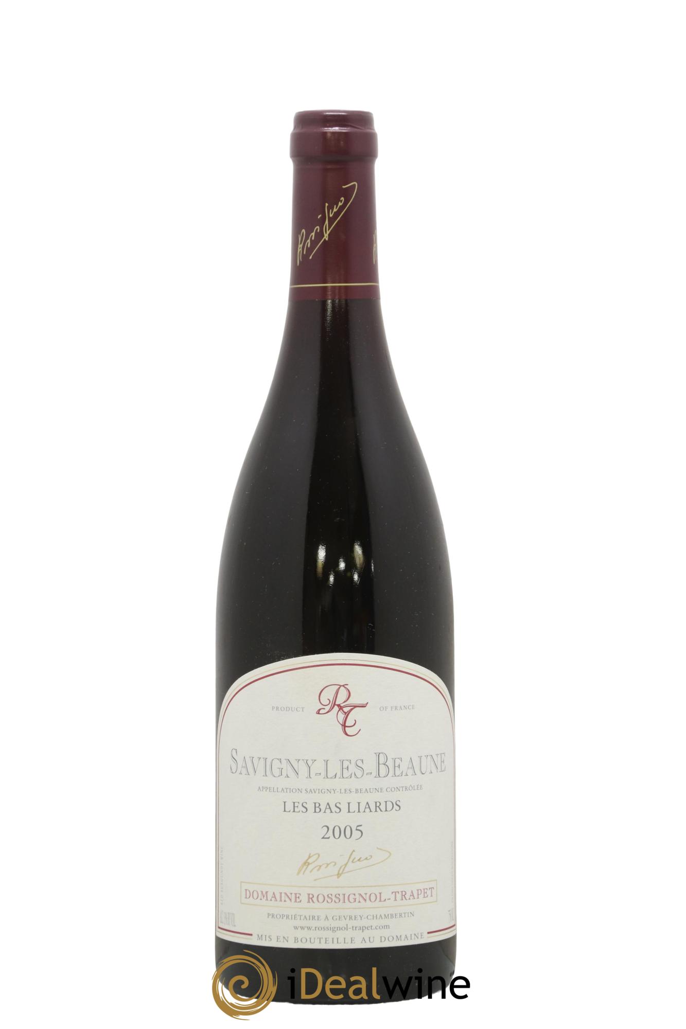 Savigny-lès-Beaune Les Bas Liars Rossignol-Trapet 2005 - Lot de 1 bouteille - 0