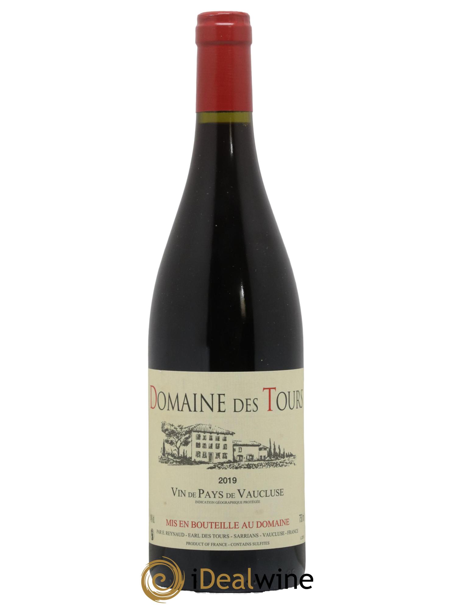 Vaucluse (Vin de Pays de Vaucluse) Domaine des Tours Emmanuel Reynaud 2019 - Lot de 1 bouteille - 0
