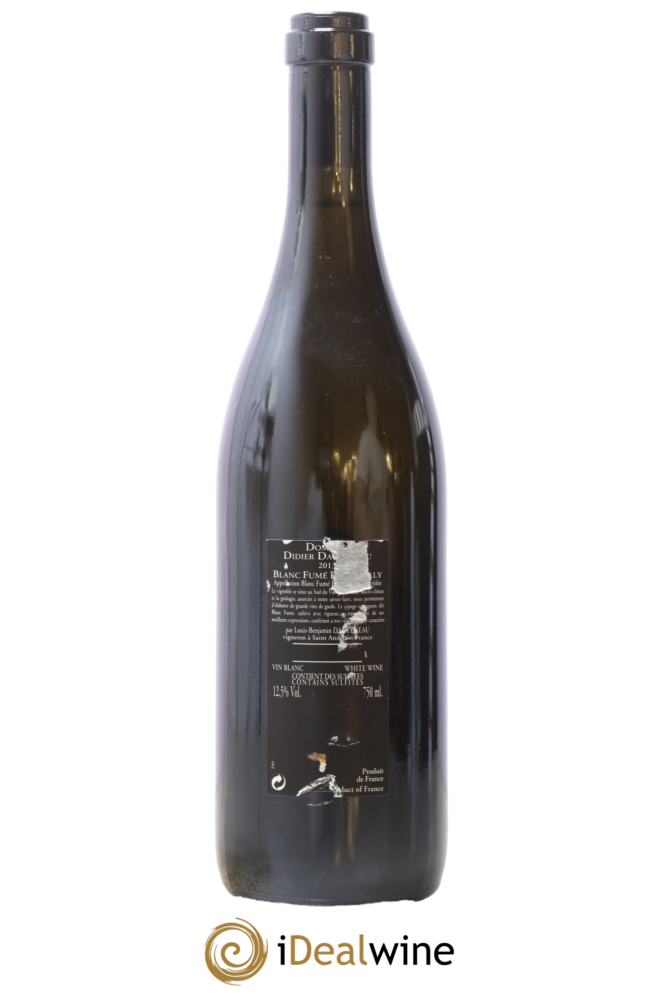 Vin de France (anciennement Pouilly-Fumé) Silex Dagueneau (Domaine Didier - Louis-Benjamin) 2013 - Lot de 1 bouteille - 1