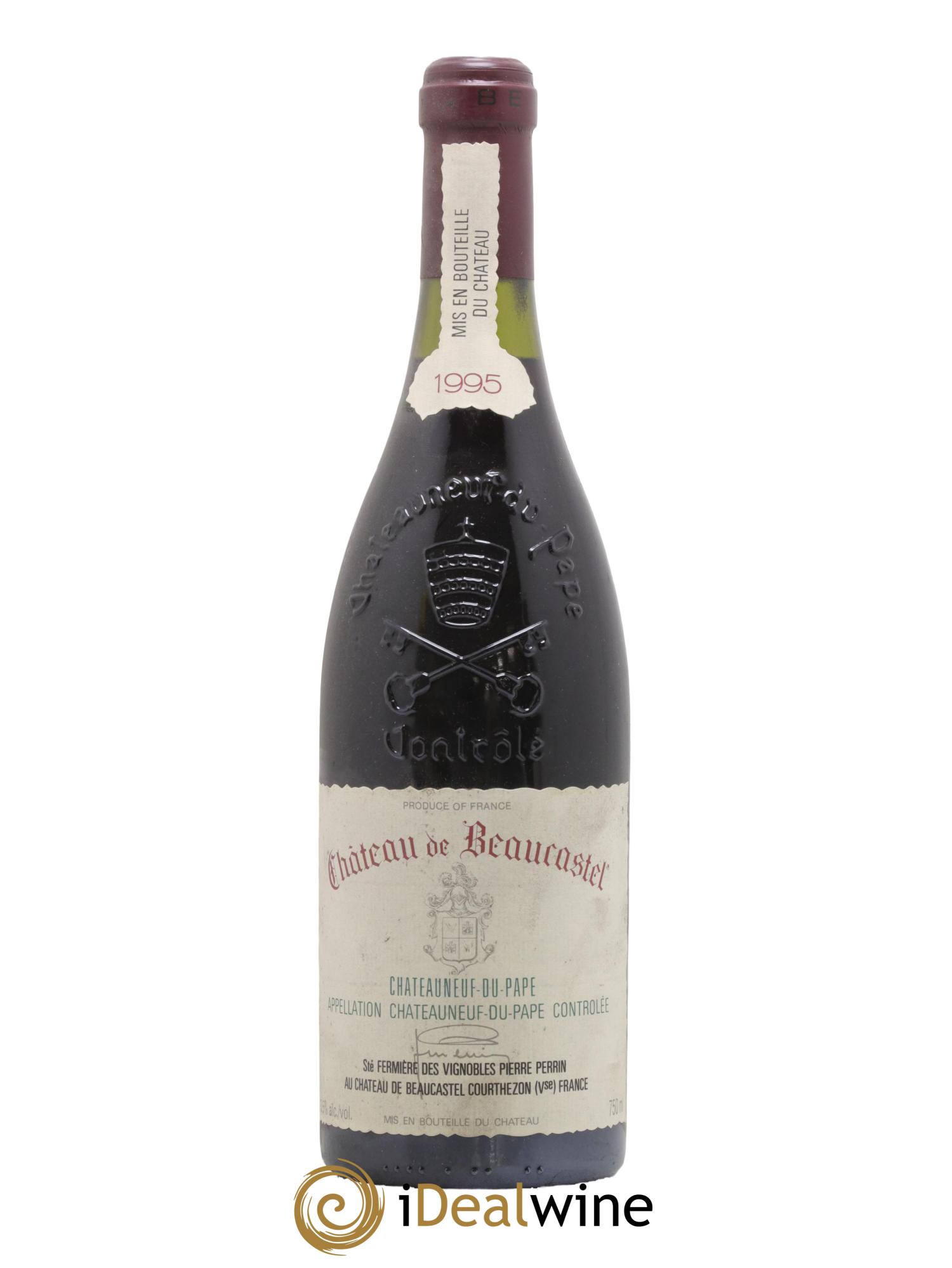 Châteauneuf-du-Pape Château de Beaucastel Famille Perrin 1995 - Lot de 1 bouteille - 0