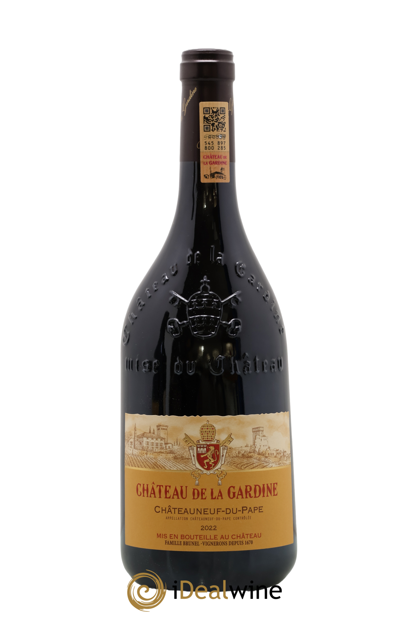 Châteauneuf-du-Pape Château de La Gardine Famille Brunel 2022 - Lot de 1 bouteille - 0