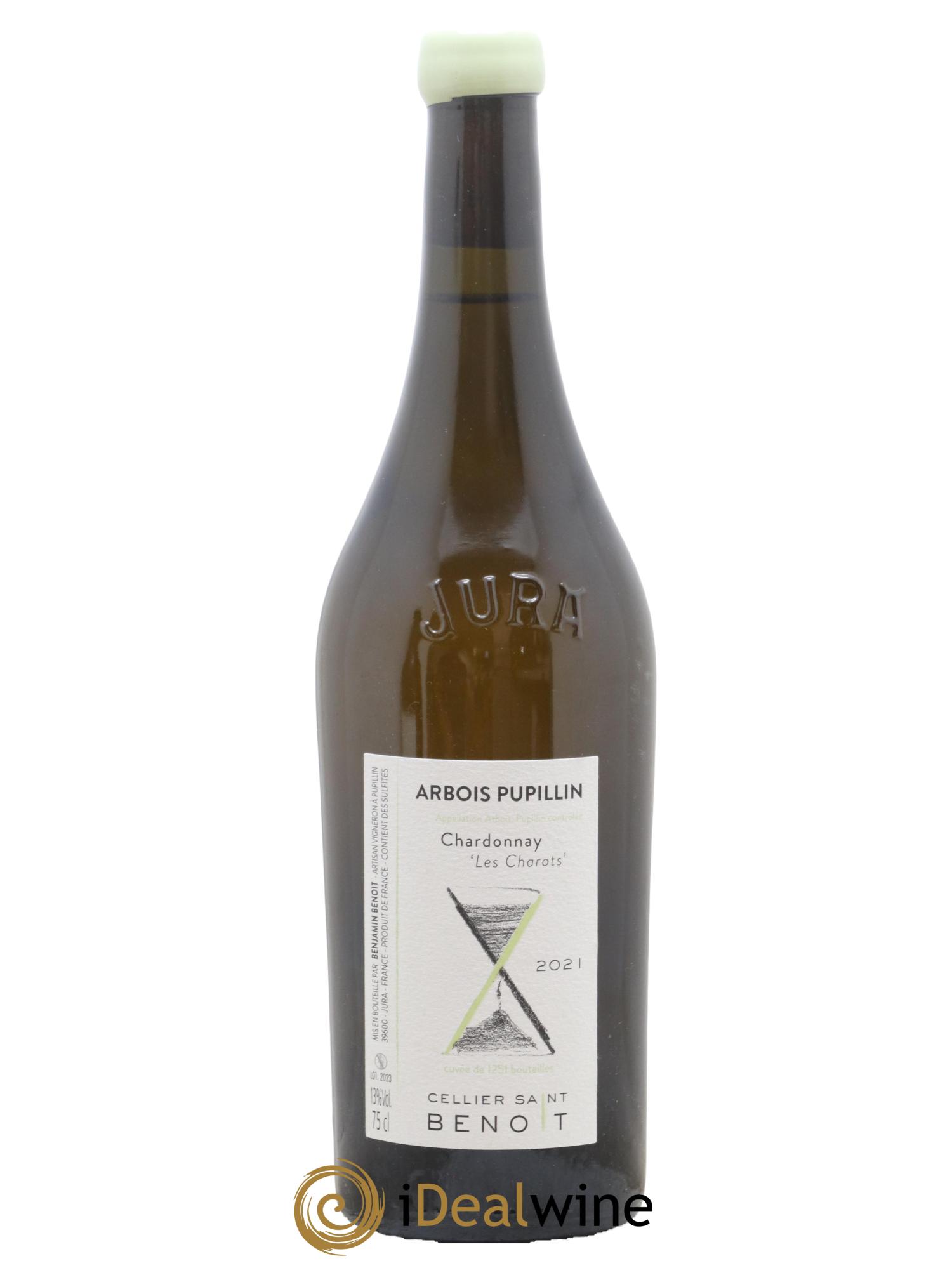 Arbois-Pupillin Chardonnay Les Charots Cellier Saint Benoît 2021 - Posten von 1 Flasche - 0
